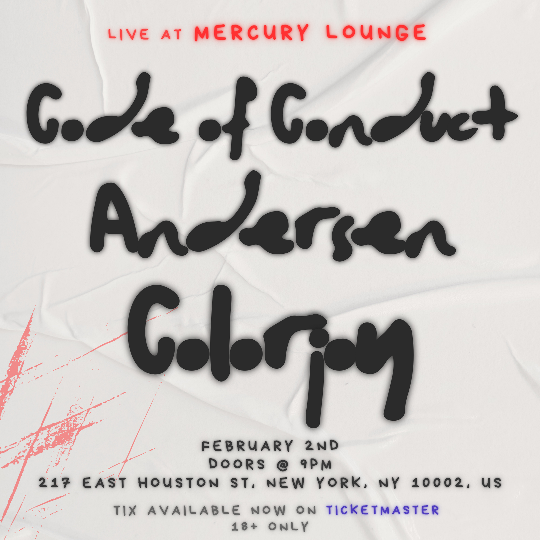 Colorjoy LIVE at Mercury Lounge