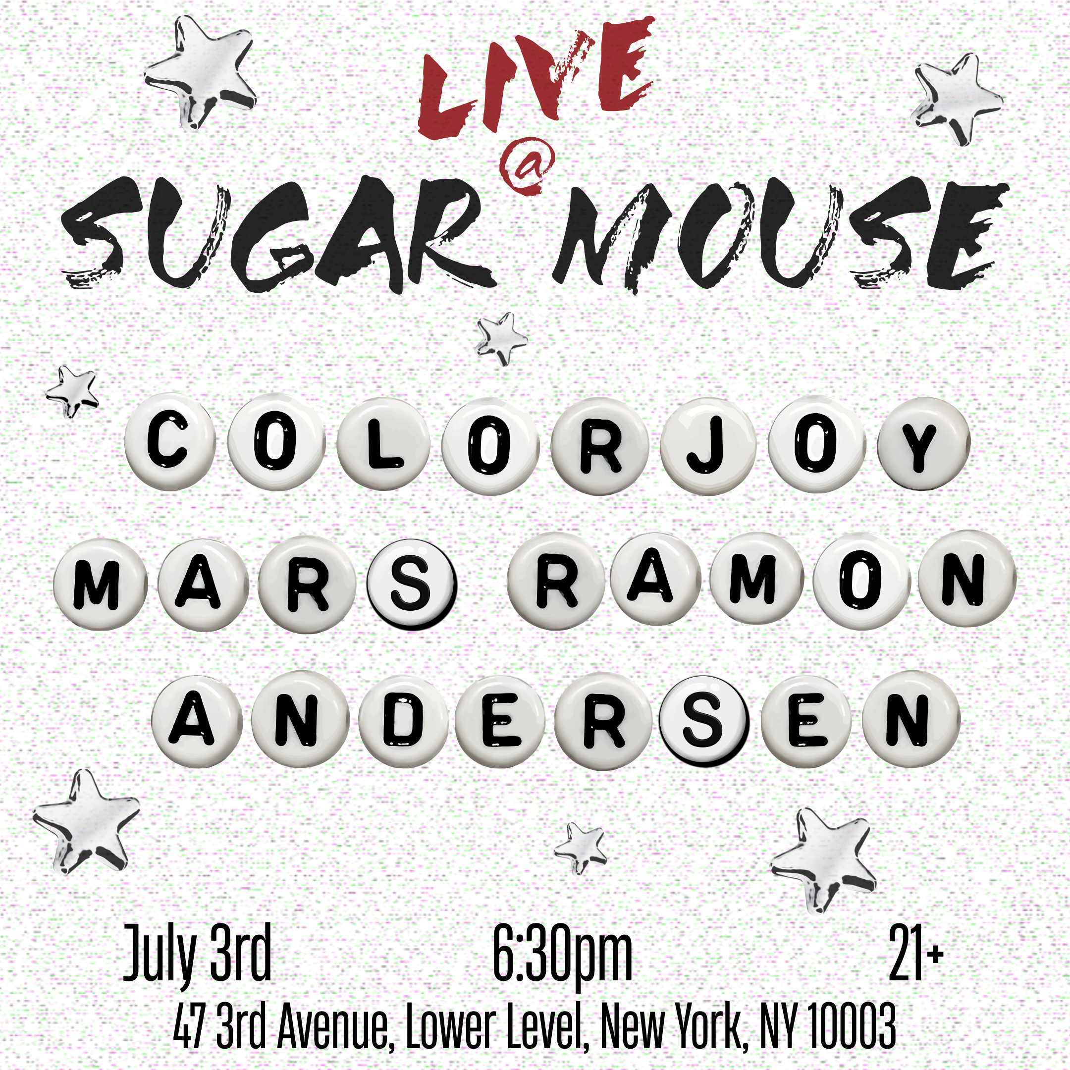 Colorjoy LIVE at Sugar Mouse