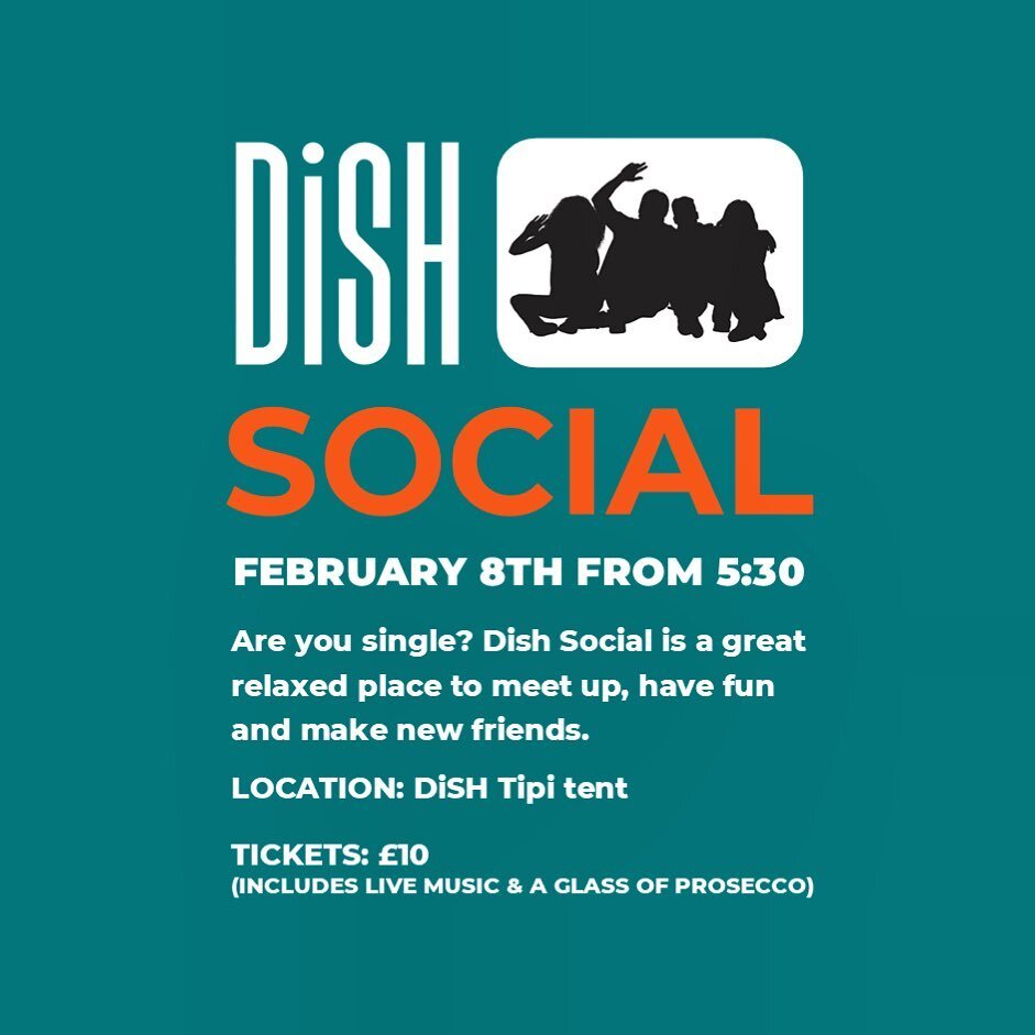 DiSH Social: February 8th 5:30 in the tipi&hellip;limited places so book now!

BOOK: Link in our bio

eventbrite.com/e/dish-social-night-tickets-517477698727

#singlesnight #meetyourmate #findafriend #social #fun #datenight #harwellcampus #dishsociet