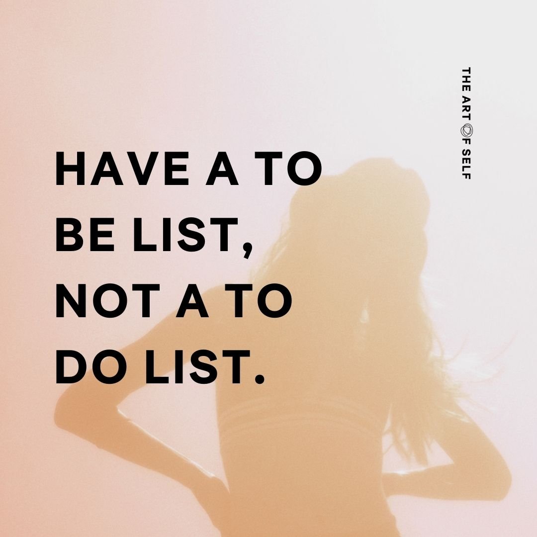 To-Do-Listen sind großartig, aber was ist mit deiner To-be-Liste?