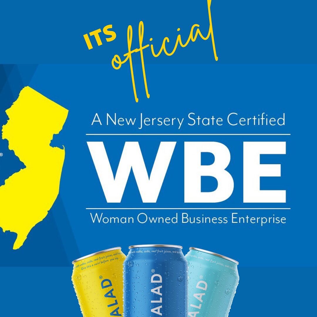 It&rsquo;s national small business week and we are proud to be certified as a Women-Owned Business Enterprise in the great state of New Jersey.  Thanks to our fans who&rsquo;ve supported our small business 🍸🥗💙

#vodkasalad #smallbusinessowner #sma