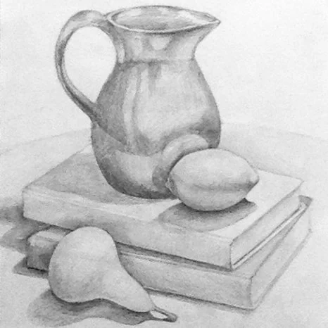 Drawing-still life-blue pitcher-pencil.jpg