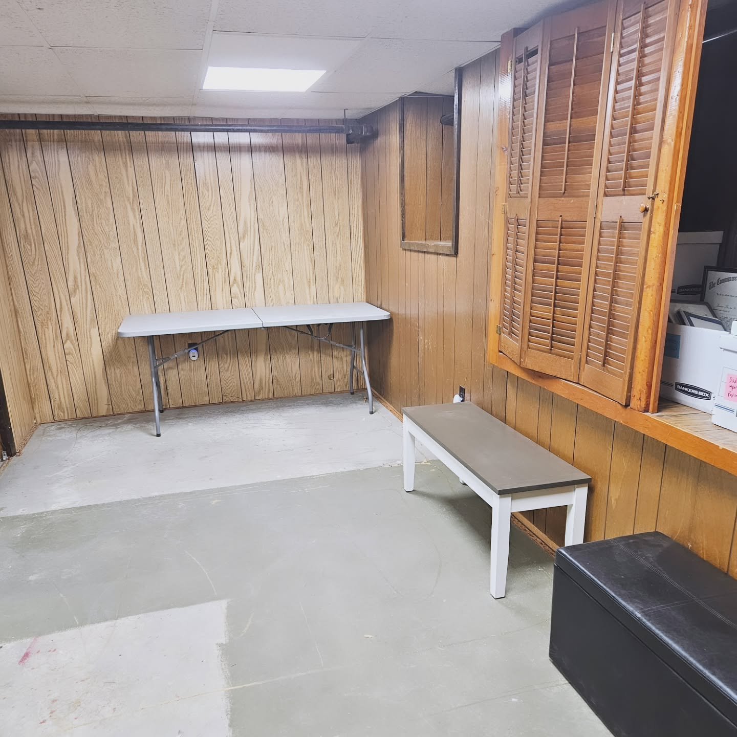Clear basement = clear mind