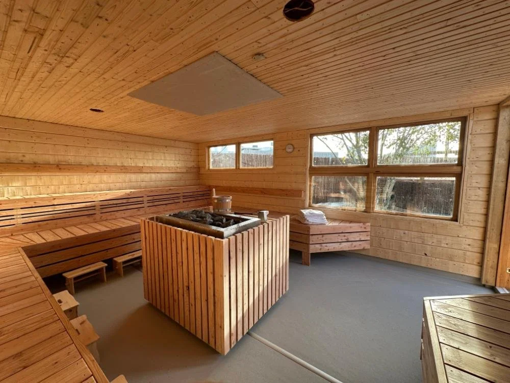 The Timber sauna at Little Siberia