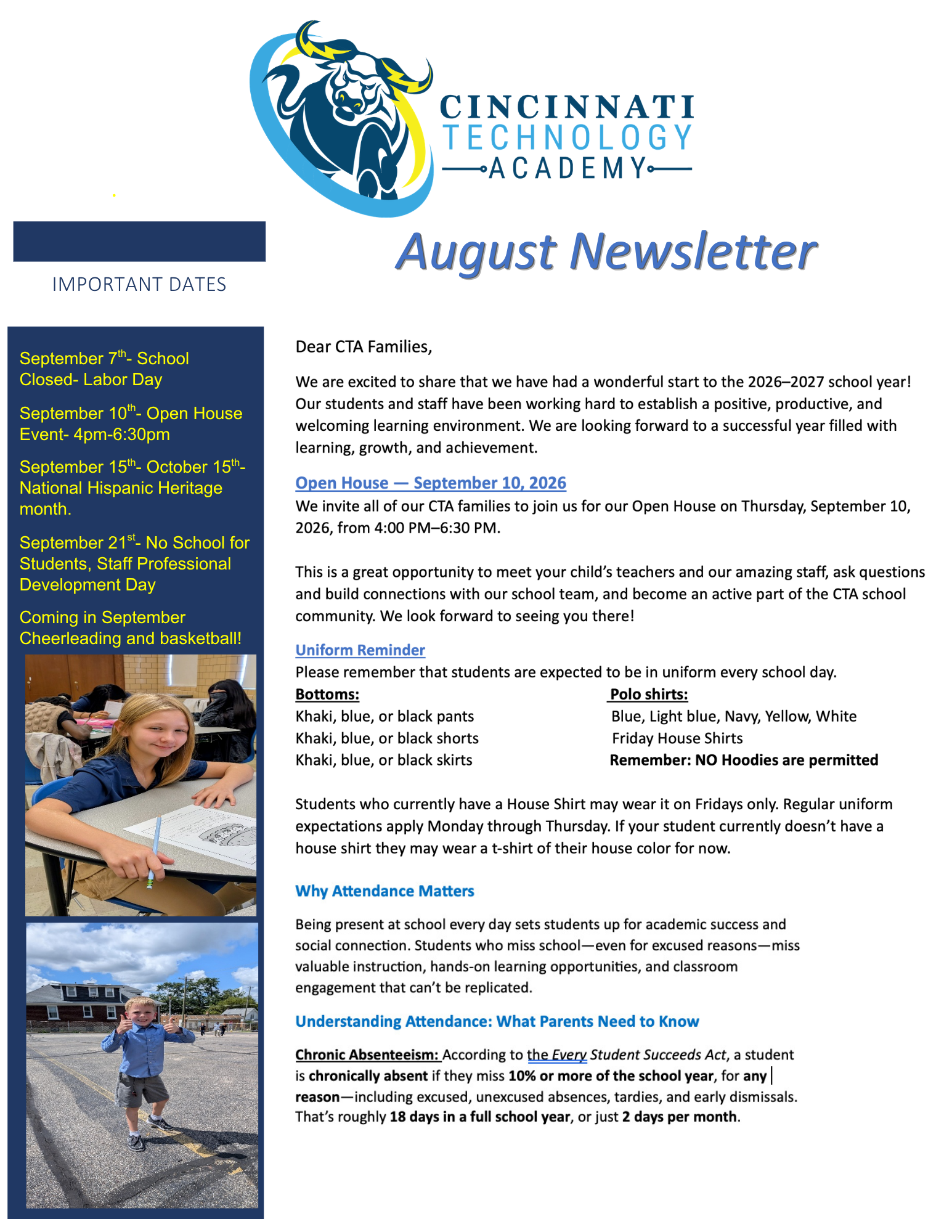 Newsletter- August 2026