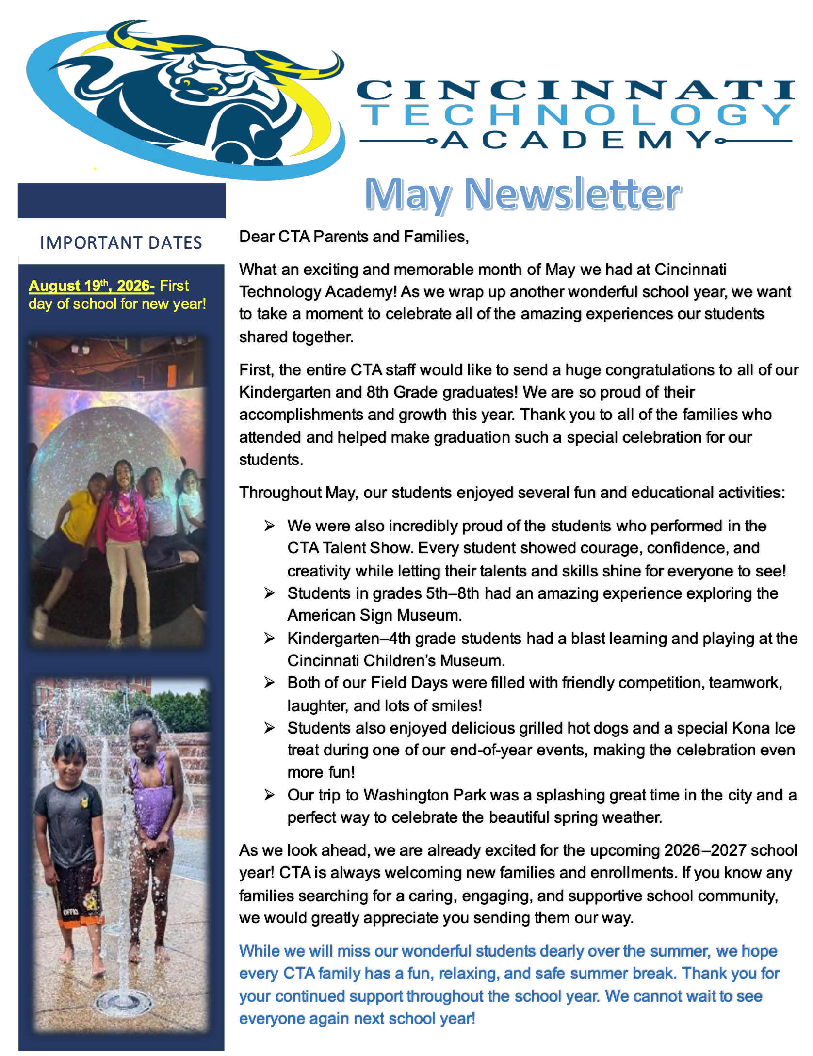 Newsletter - May 2026