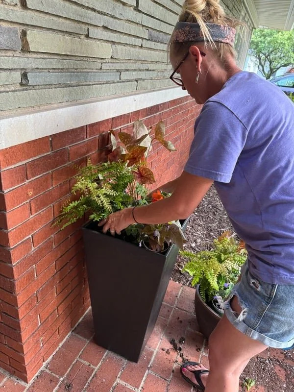 Ang being careful with pots.jpg