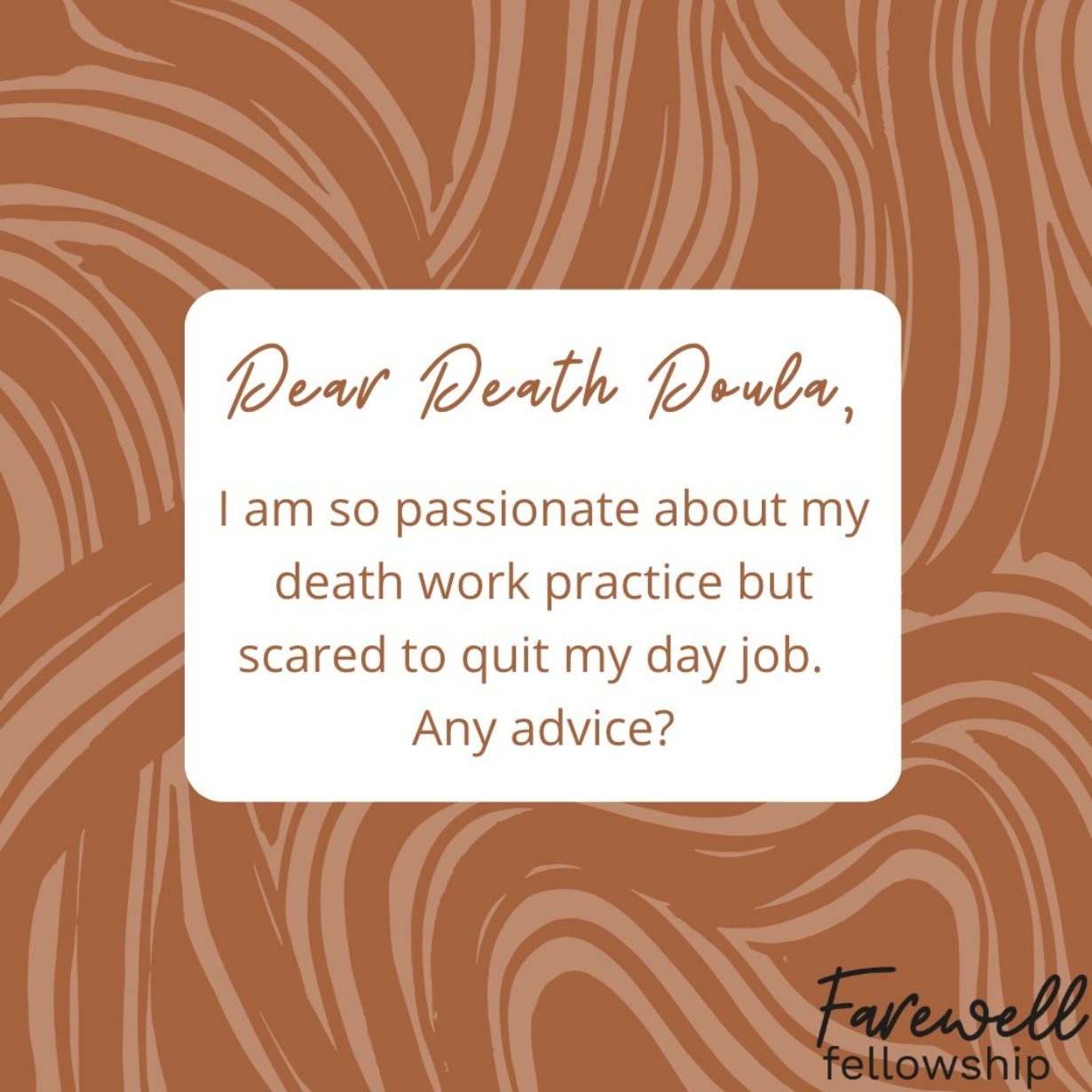 Dear Death Doula: