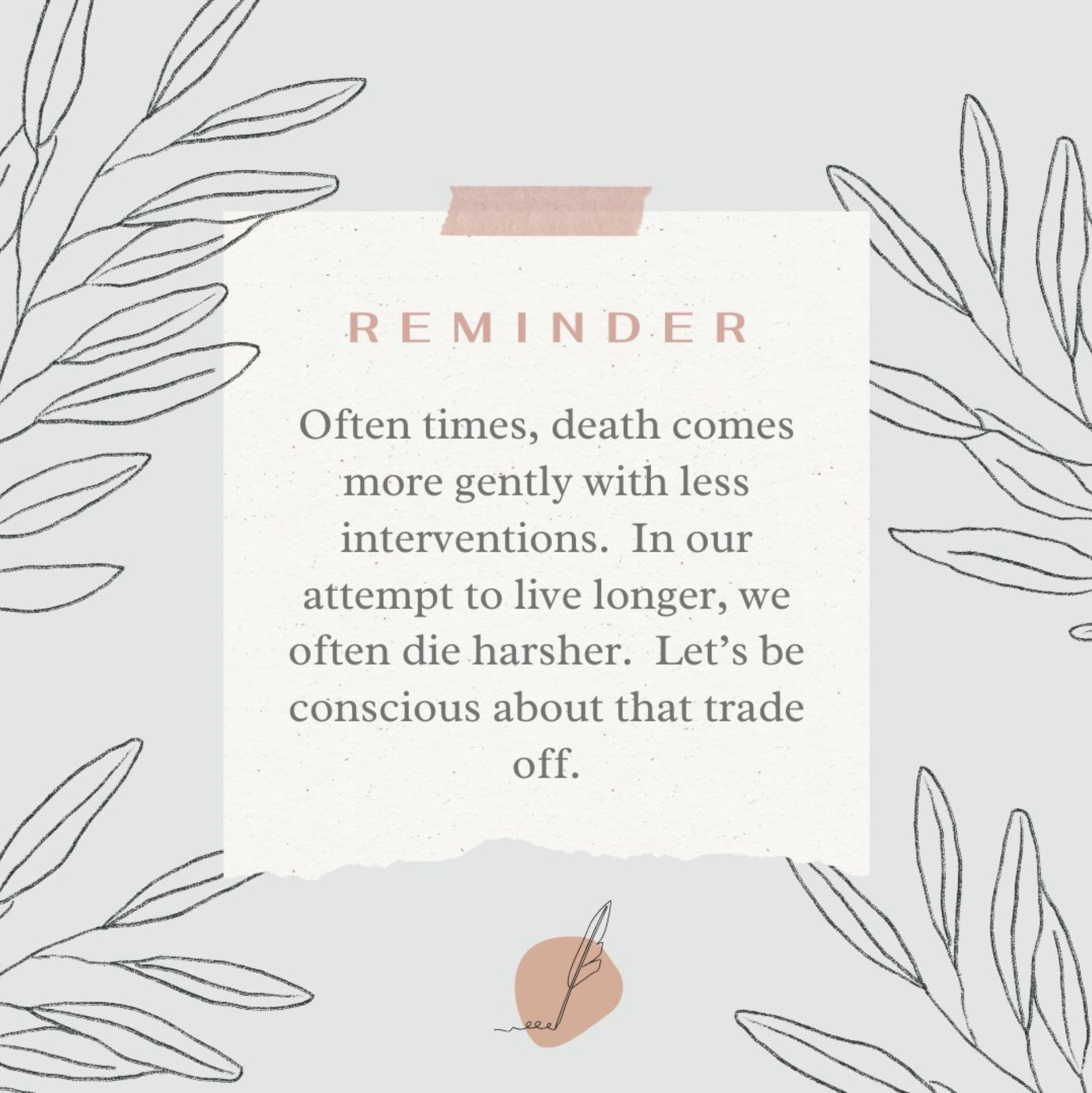 Does Death Get a Bad Rap?