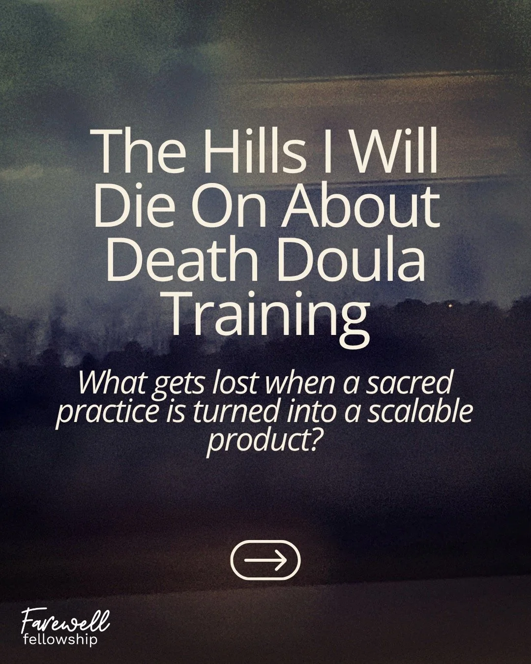 The death doula field is growing rapidly.

More trainings. More programs. More visibility. More people feeling called to this work.

There is much to celebrate in that growth. And there are also important questions we need to be asking.

As a death d