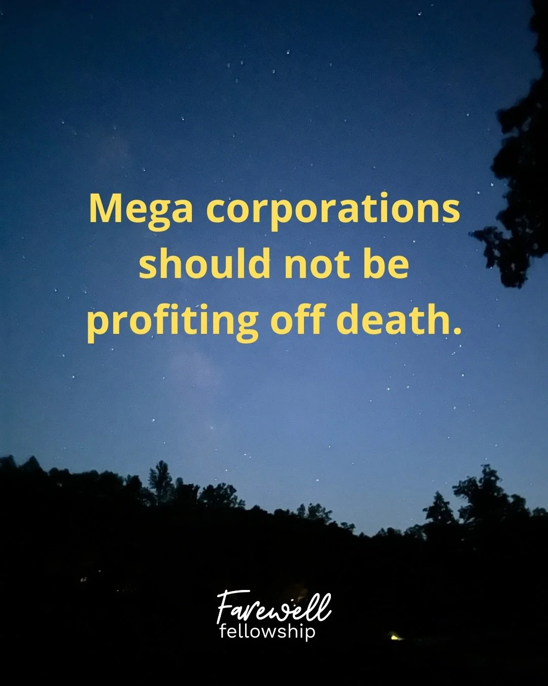 Death used to happen in the home. Families were prepared for it because aging, decline, and the dying process, also happened in the home. 

Families tended the dying. Communities served the dead.

Today, we have outsourced, professionalized, institut