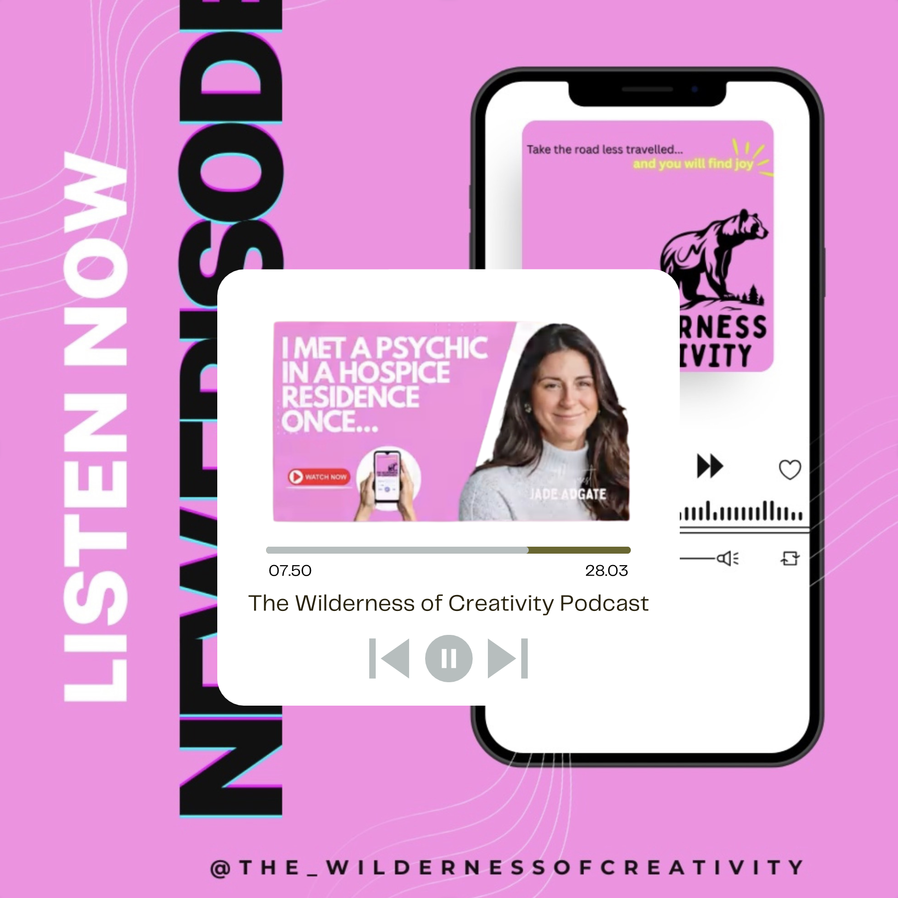 The Wilderness of Creativity Podcast: Episode 102, I Met a Psychic in a Hospice Residence Once …