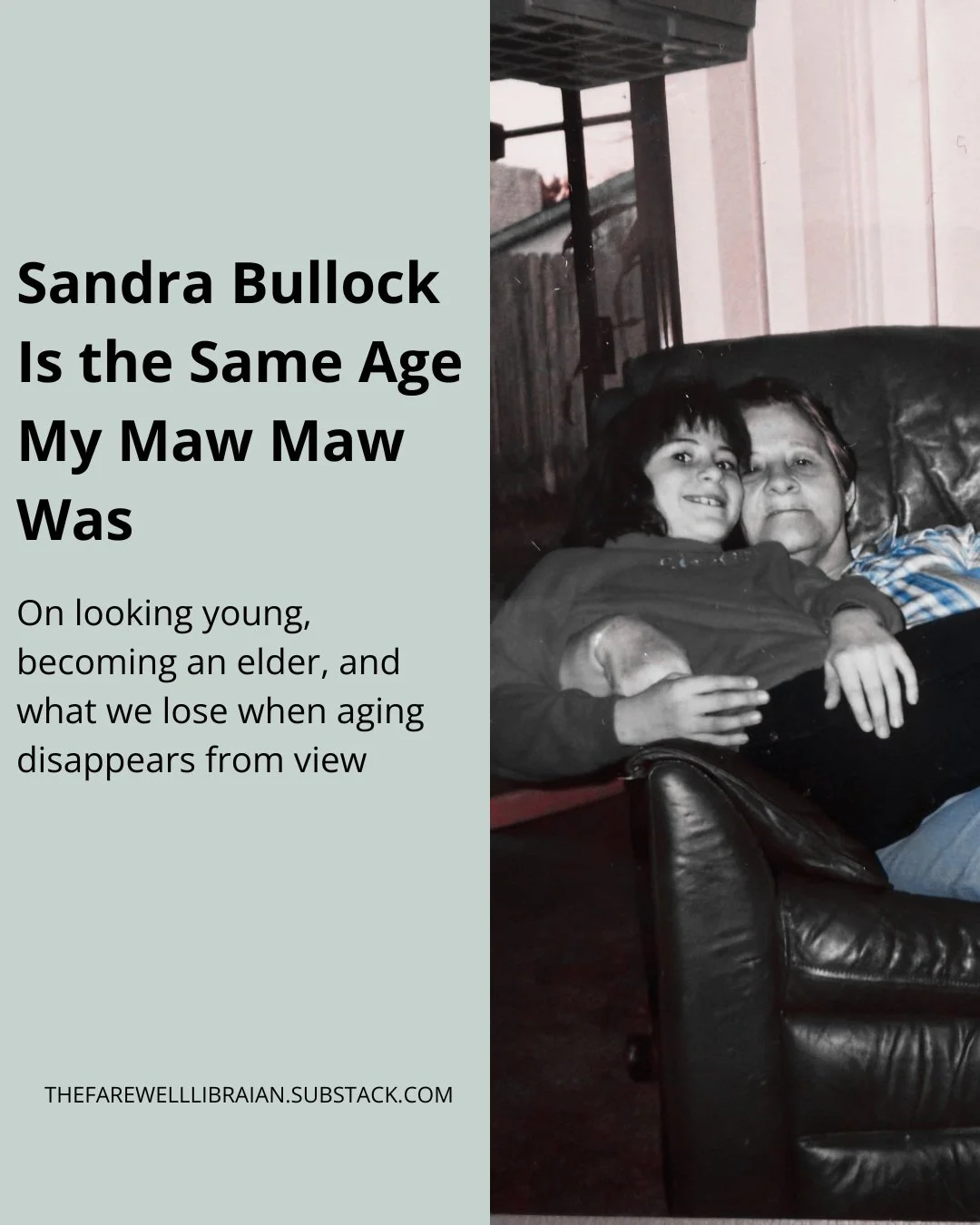 I saw Practical Magic 2 last weekend with my teen daughter and it had me thinking about the magic of anti-aging in today's world. 

My substack article today explores looking young, becoming an elder, and what we lose when aging disappears from colle