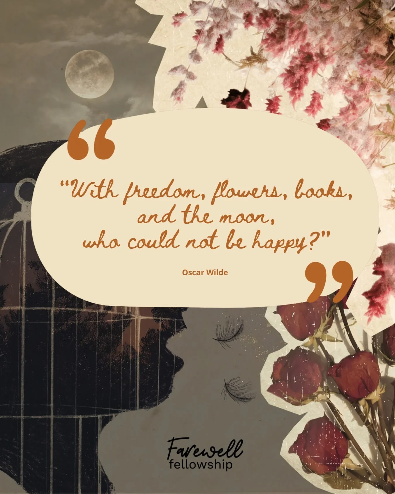 &ldquo;With freedom, books, flowers, and the moon, who could not be happy?&rdquo; &mdash; Oscar Wilde

I&rsquo;ve spent a lot of time lately thinking and writing about death, justice, freedom, and human dignity. About the ways we assign value to huma