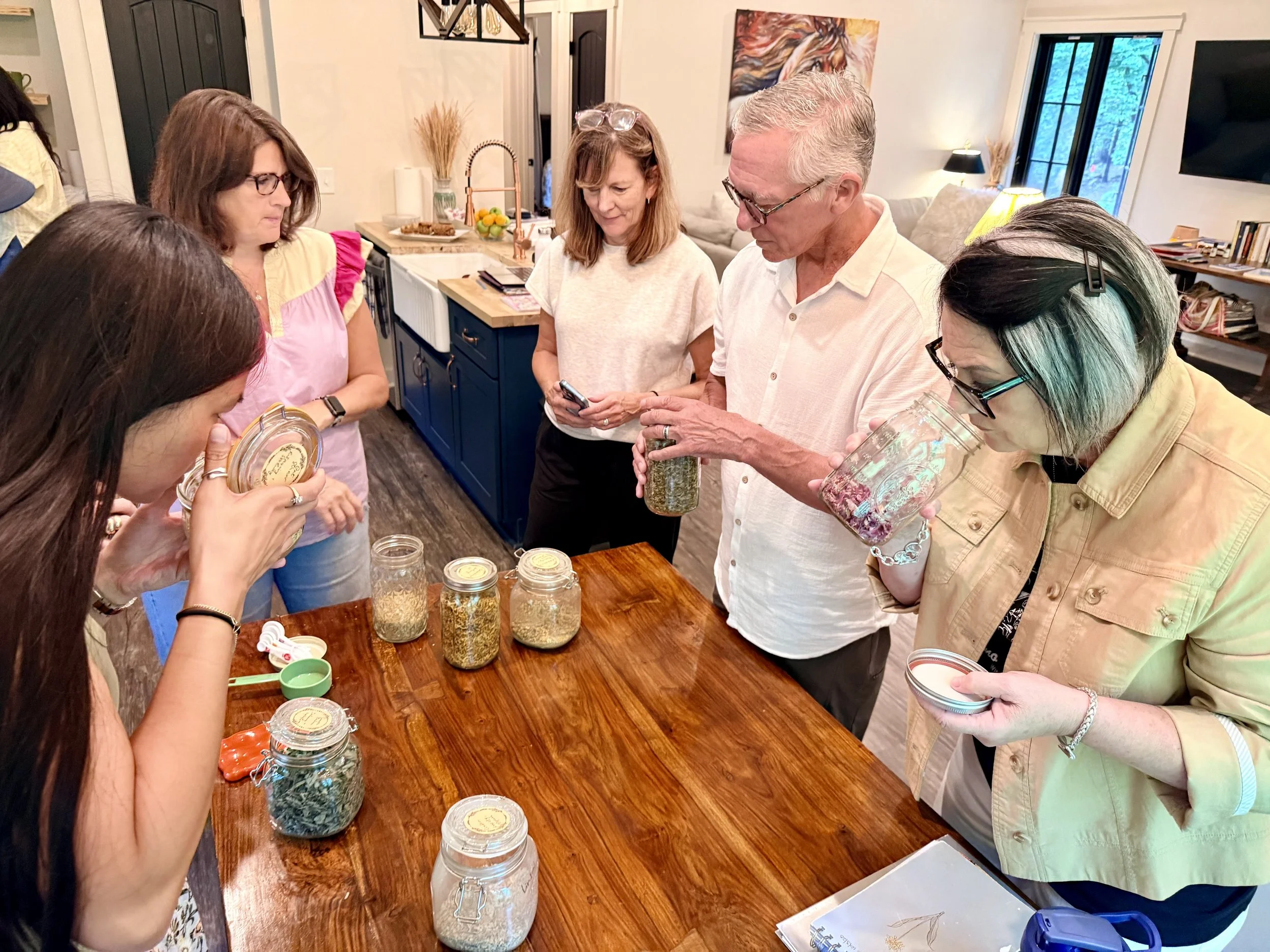 Hands-on learning woven into our in-person retreat experience.