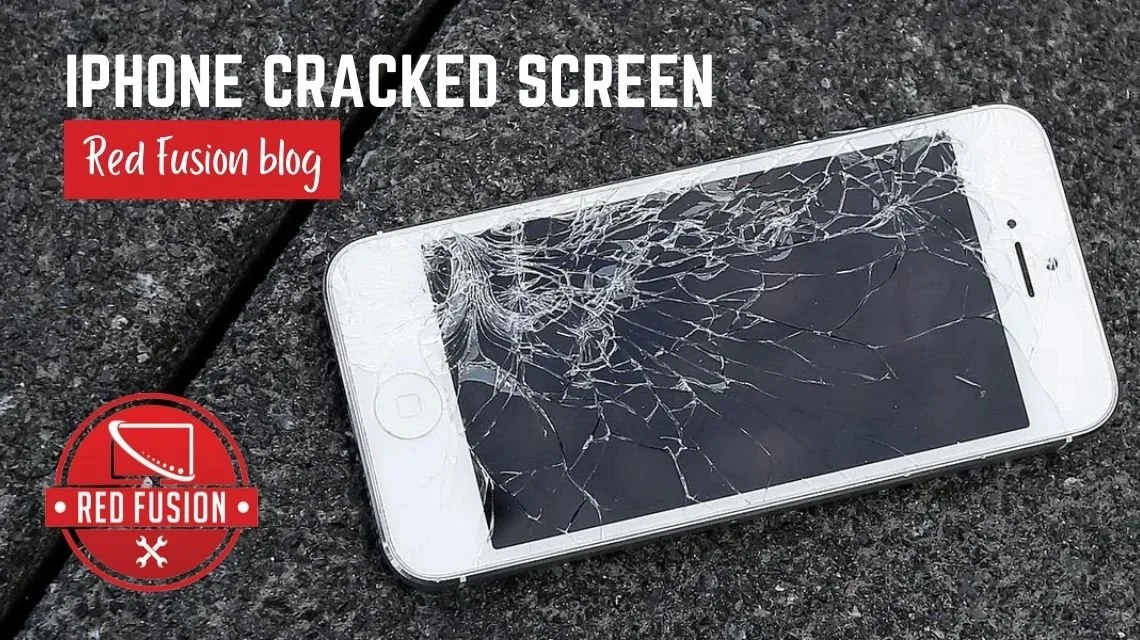 IPHONE CRACKED SCREEN