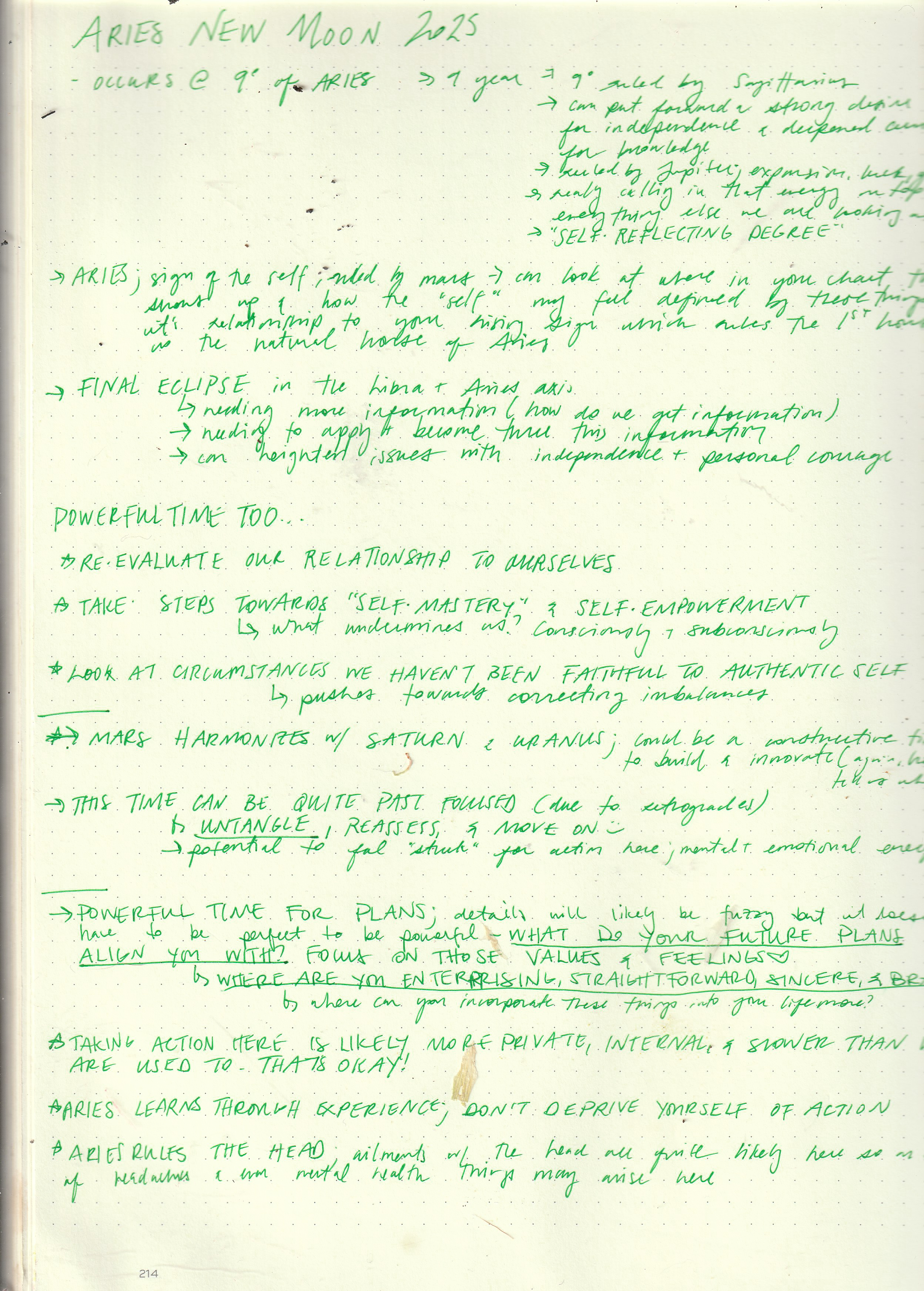 Aries New Moon 2025 + Journalling Prompts