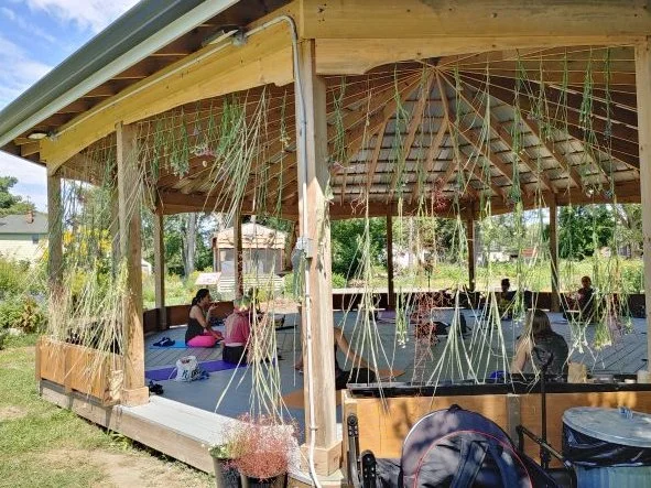 Yoga in the Garden with Full Lotus Yoga 