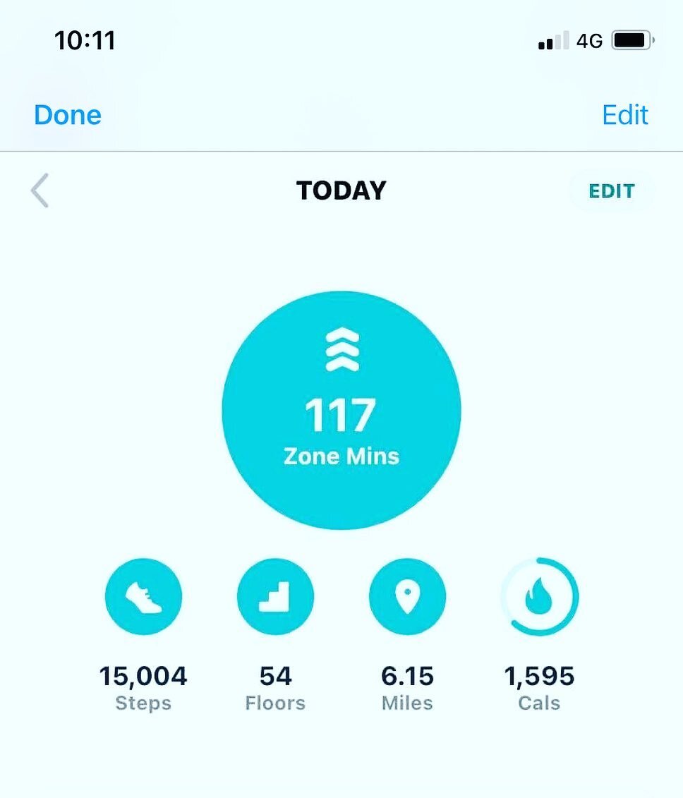 Well done @rebeccabartlett1 

Smashed her steps all before 9am 🙌 

Focus on a small achievable goal each day and your journey can seem and feel so much more easier and you&rsquo;ll get that sense of achievement when you&rsquo;ve smashed one of your 