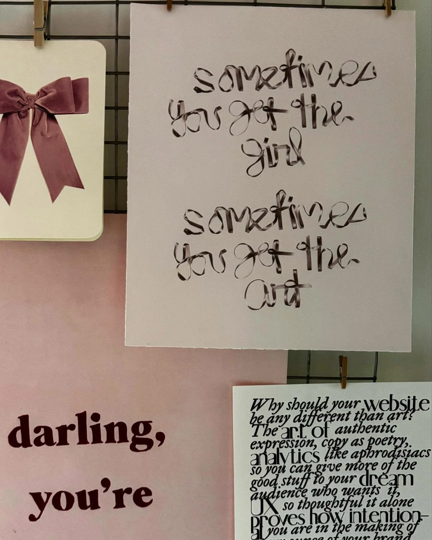 sometimes you get girl, sometimes you get the art 8x10&rdquo; print is here 🎀 link in bio