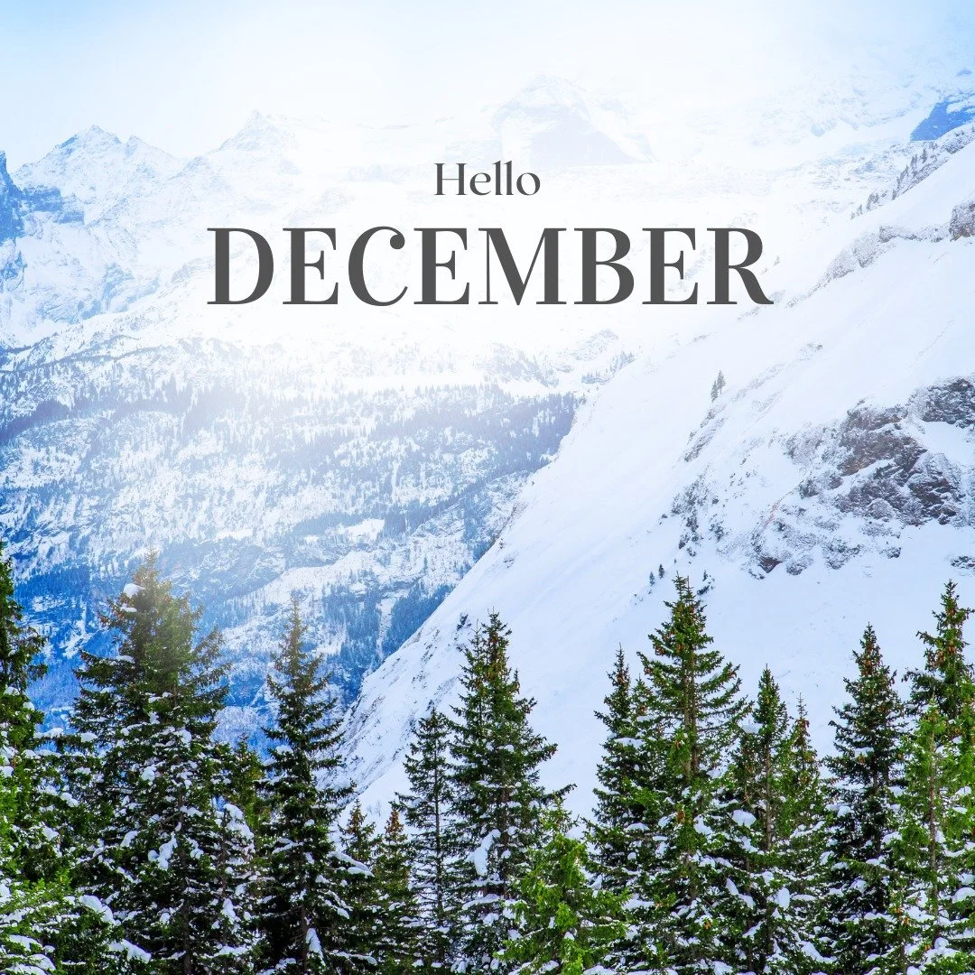 ✨ Hello December! ✨
The final month of the year is here, and we&rsquo;re embracing it with gratitude, joy, and anticipation. This weekend marks a big move for us, and we couldn&rsquo;t be more excited to step into new beginnings while celebrating all