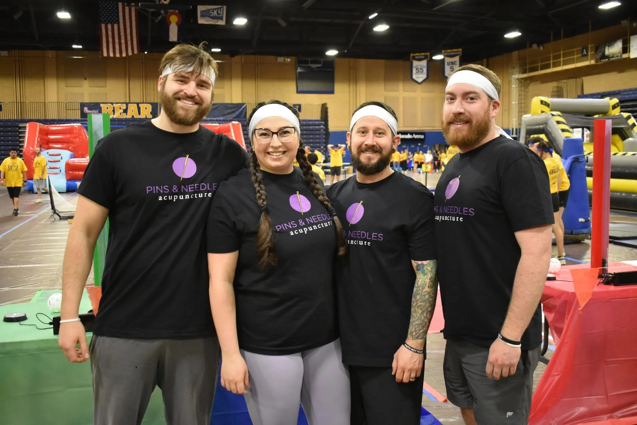 On March 7th, we had the pleasure of competing in the 4th Annual Ninja Warrior event with @frankgalefaithnotfear to raise funds for the University of Northern Colorado Cancer Rehabilitation Institute. Our team, "The Needle Ninjas," finished