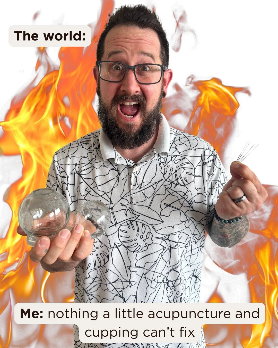 Friday Funny!
Feeling overwhelmed? Acupuncture and cupping can provide relaxation and relief when things feel uneasy. 
Let us help you find your sense of calm!