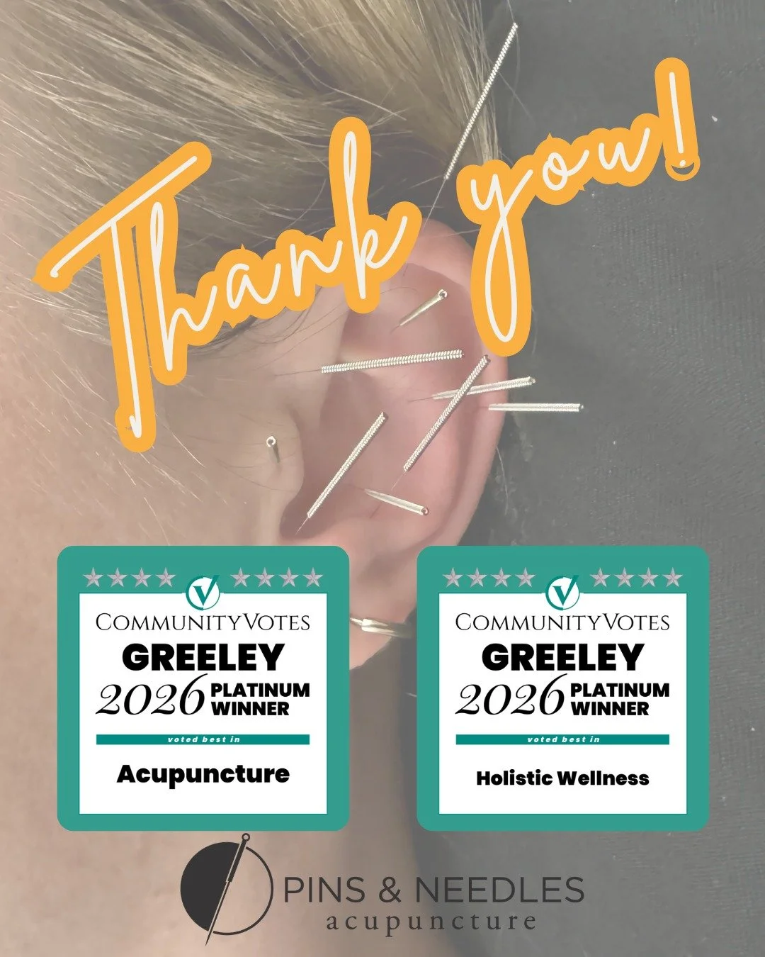 Our community&rsquo;s support means more than we can express. 🥰
Thank you for trusting us with your care and allowing us to be part of your wellness journey. We&rsquo;re honored to serve Greeley and grateful to have been voted Platinum Winners in Ac