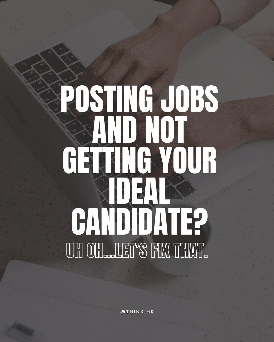 Let's have a little chat! ❤️

If you have been posting jobs consistently and the applicants are not the qualified ones you're looking for, or your new hires don't seem to last...

we might have ineffective job postings on our hands 😬

If you are not