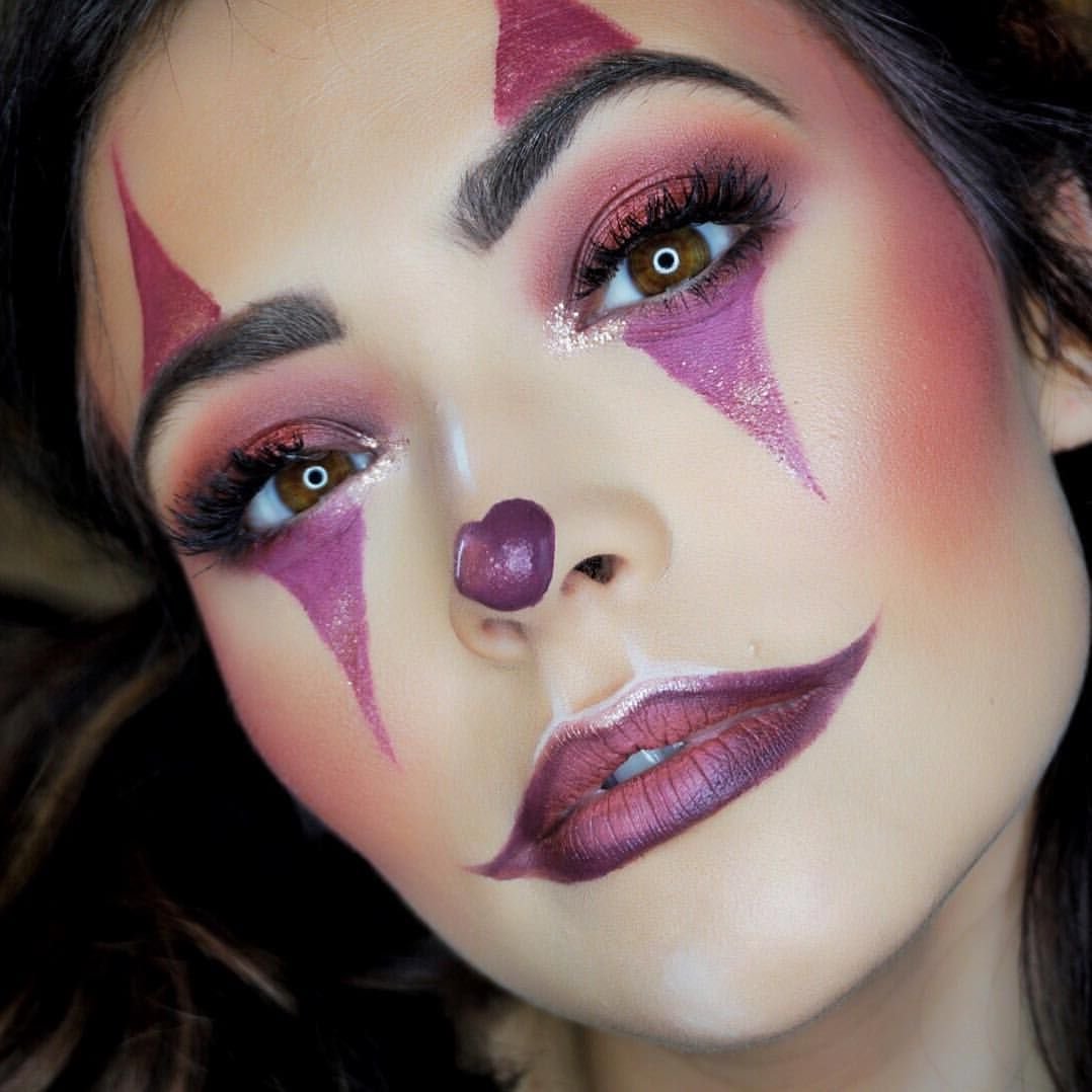 38 Likes, 4 Comments - Makeup By Claire René (@makeupbyclairerene) on Instagram_ “Day 5_ A Cute Clown 🤡💕#13daysofhalloween NOT a creepy clown, NOT a bloody clown, and definitely NOT…”.jpg