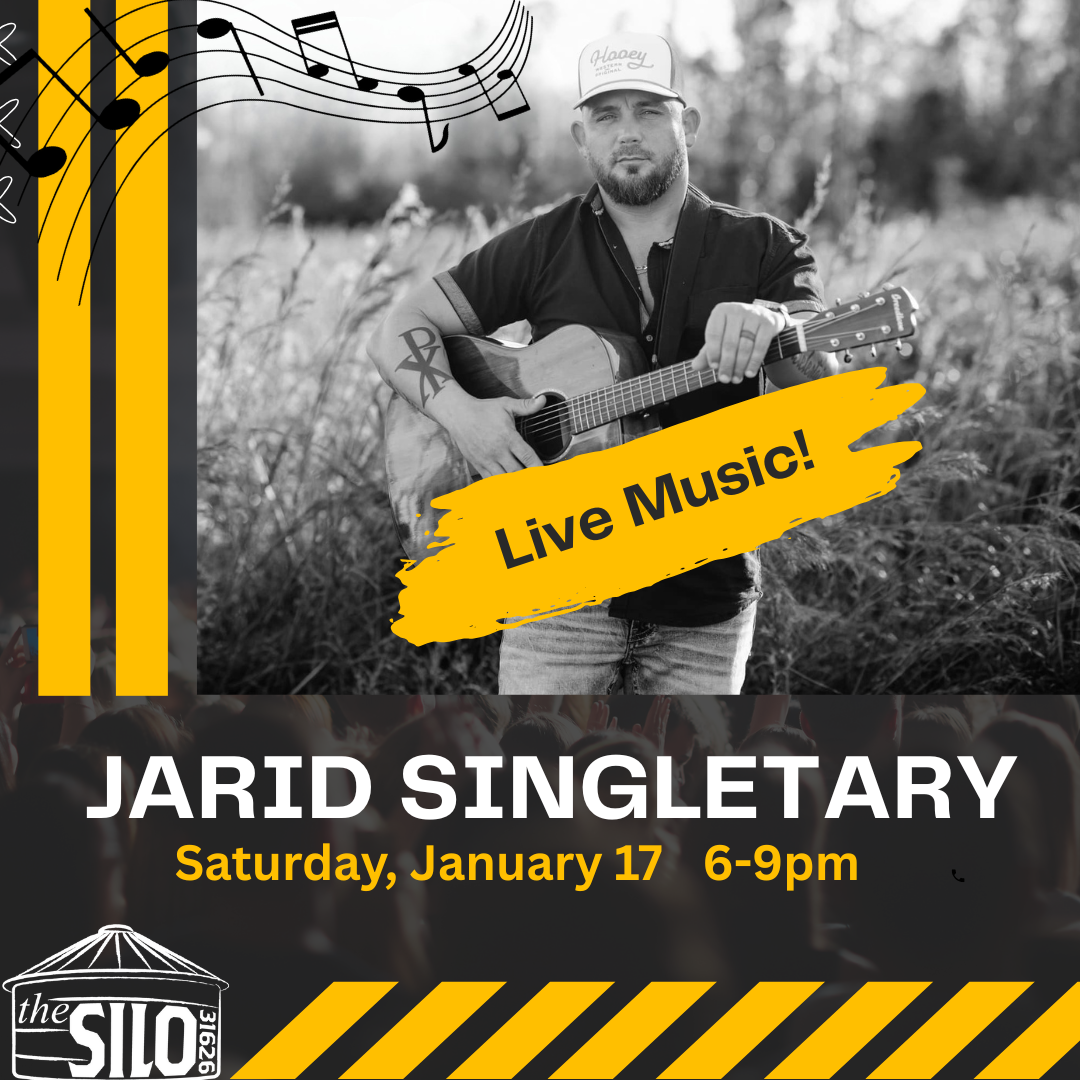 LIVE MUSIC: Jarid Singletary!