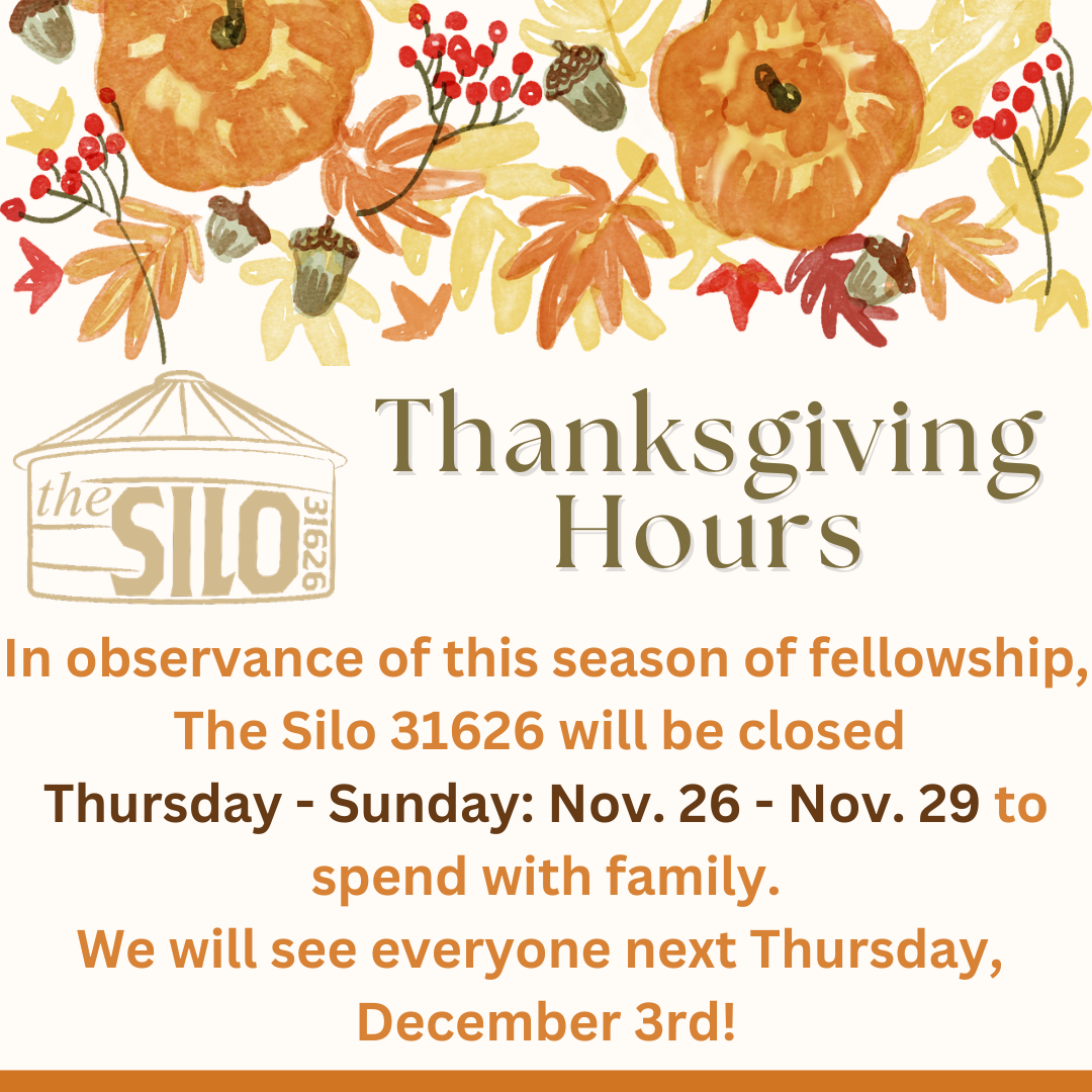 CLOSED for Thanksgiving