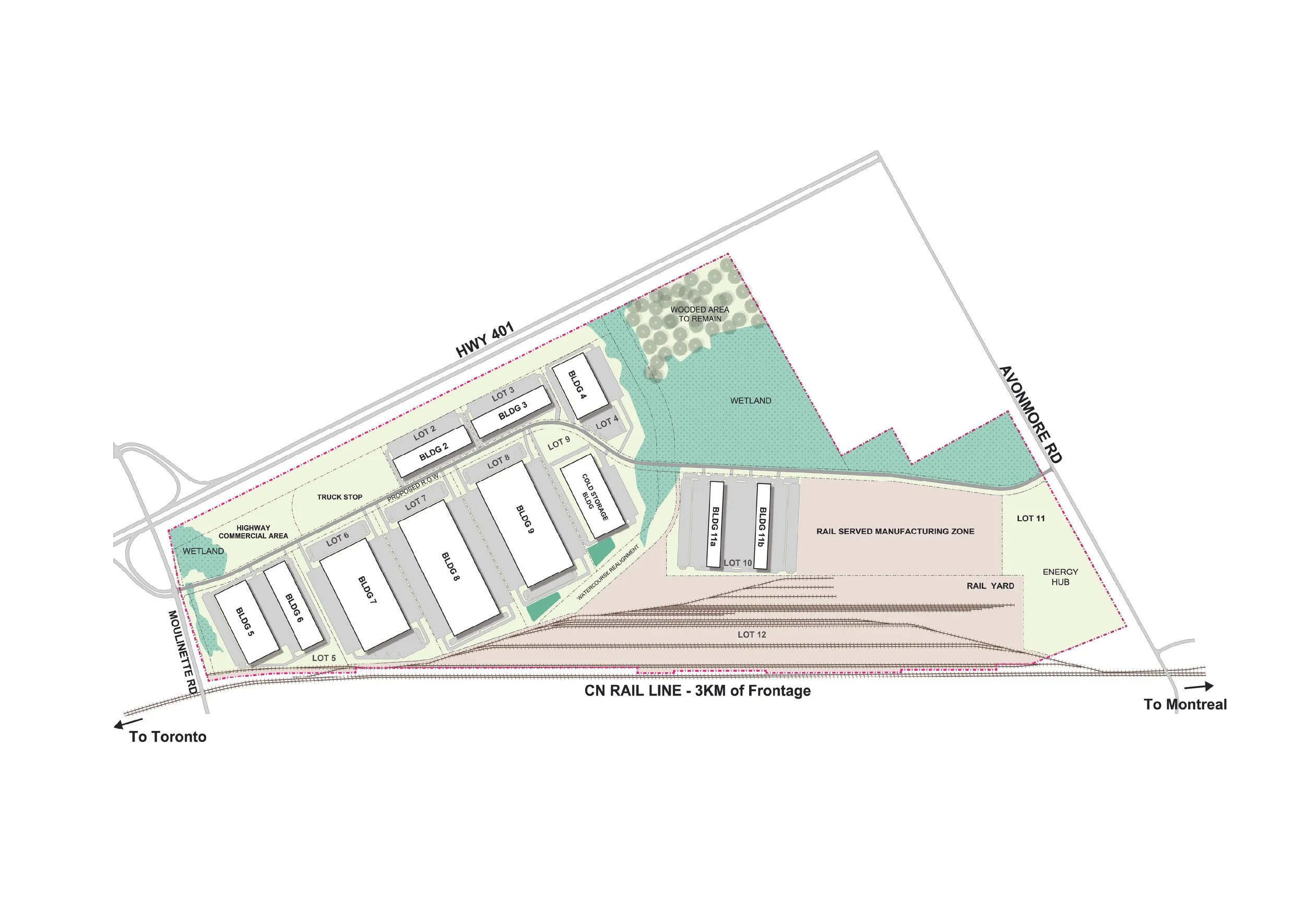Long Sault Logistics Village Master Plan and Development Approvals
