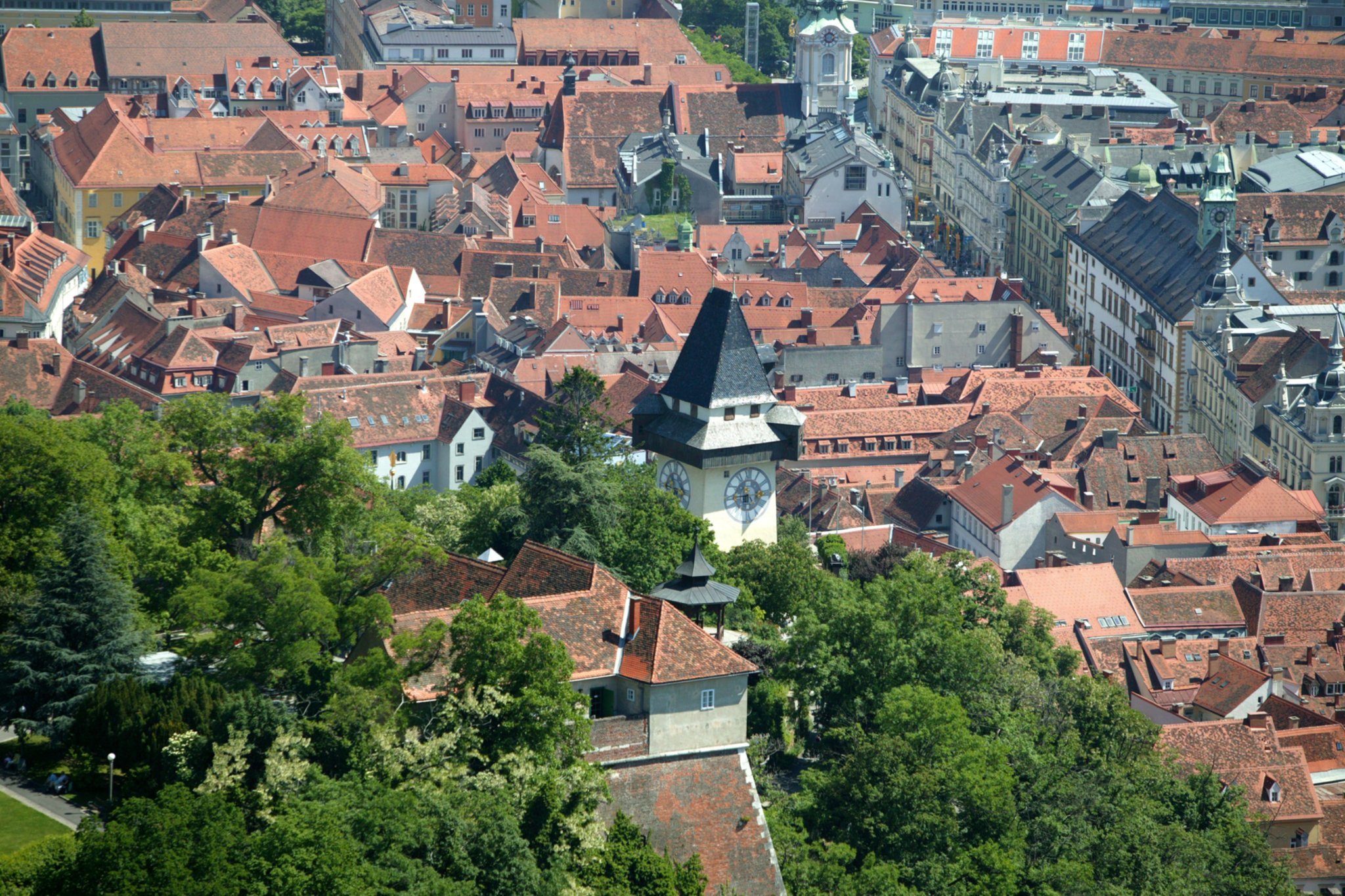  Aerial view of clocktower 