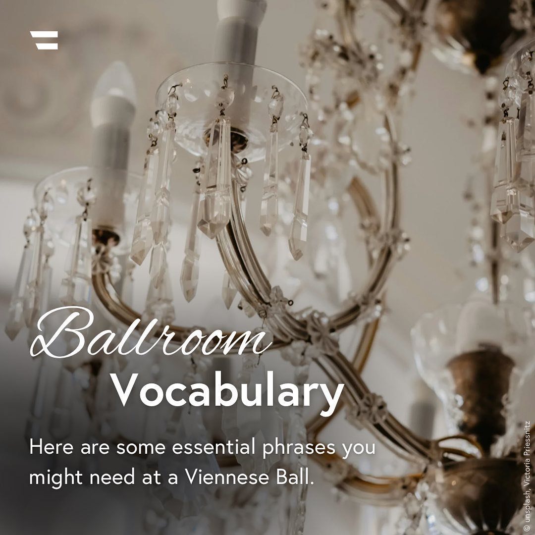 Although ball season in Vienna is already over, our Viennese Ball at the Embassy in Washington, D.C. is just around the corner! Here are some phrases you might need at tomorrow&rsquo;s ball or at the 68th @vienneseoperaball in New York on May 10, 202