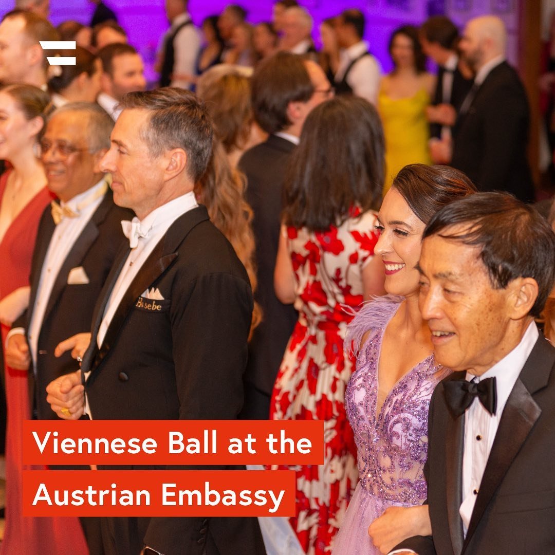 What a night! Last week, the Embassy&rsquo;s grand hall turned into a ballroom for the Viennese Ball, hosted by the International Club of DC together with the Austrian Embassy. ✨

There was waltzing, live music and cake - all in the finest Viennese f