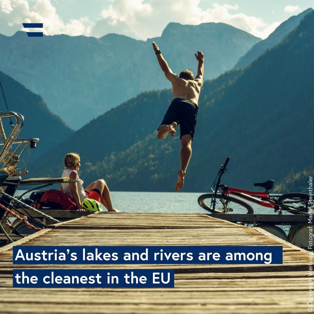 According to a report published earlier this week by the European Environment Agency &amp; the EU Commission, 96.9 percent of the 260 domestic rivers and lakes examined are of &ldquo;excellent quality&rdquo;.

Among other things, the report also look