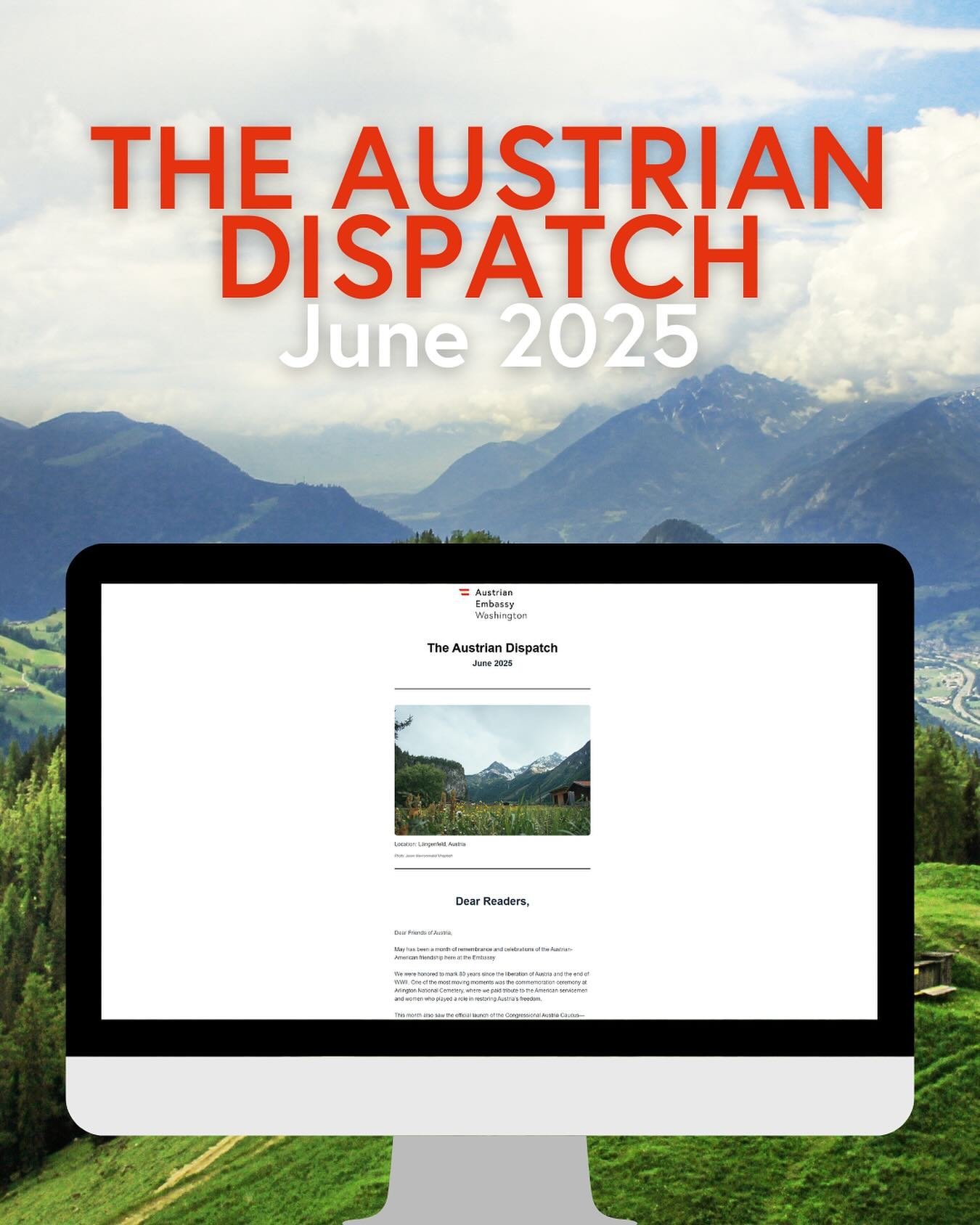 🇦🇹 Entdecken Sie den Austrian Dispatch – Ausgabe Juni 2025! Mit dem Sommerbeginn beleuchtet die Ausgabe dieses Monats Österreichs dynamische Präsenz in den Vereinigten Staaten – vom Start des Congressional Austria Caucus über Kapitol