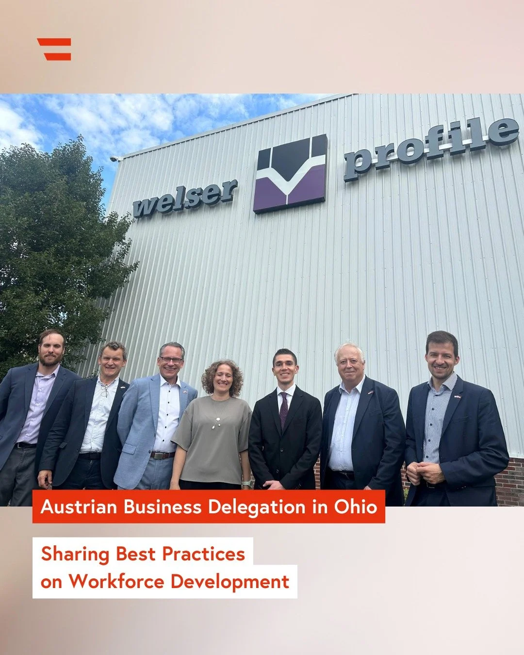 🤝 As part of a mission to strengthen ties in workforce development and apprenticeship training, an Austrian business delegation of the @wirtschaftskammer Austria, accompanied by @advantageaustria.usa Trade Commissioner Thomas Moschig and Economic Co