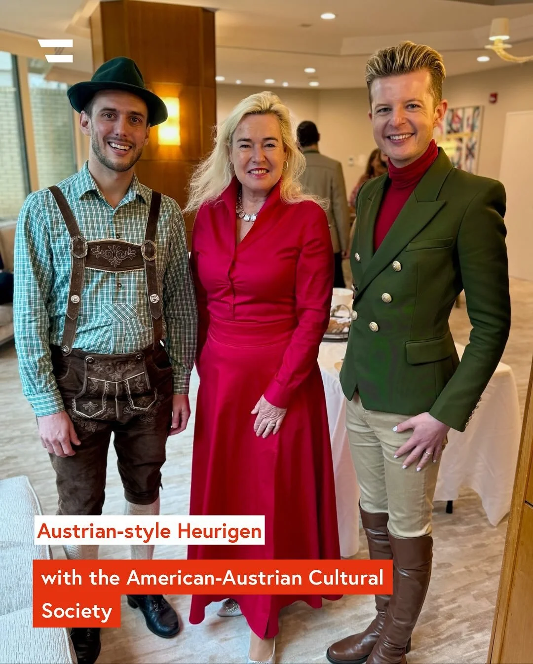 What a delightful celebration of Austrian tradition and friendship! The American-Austrian Cultural Society hosted an Austrian-style Heurigen with Live Music &mdash; an afternoon filled with great company (including Ambassador Petra Schneebauer), trad