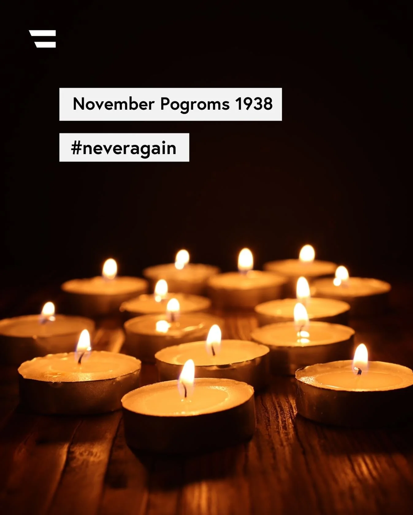Today we remember the November Pogroms (Kristallnacht) of November 1938, when Nazi forces and civilians carried out organized attacks against Jewish communities.

On the night of November 9-10, 1938, hundreds of synagogues were burned, thousands of J