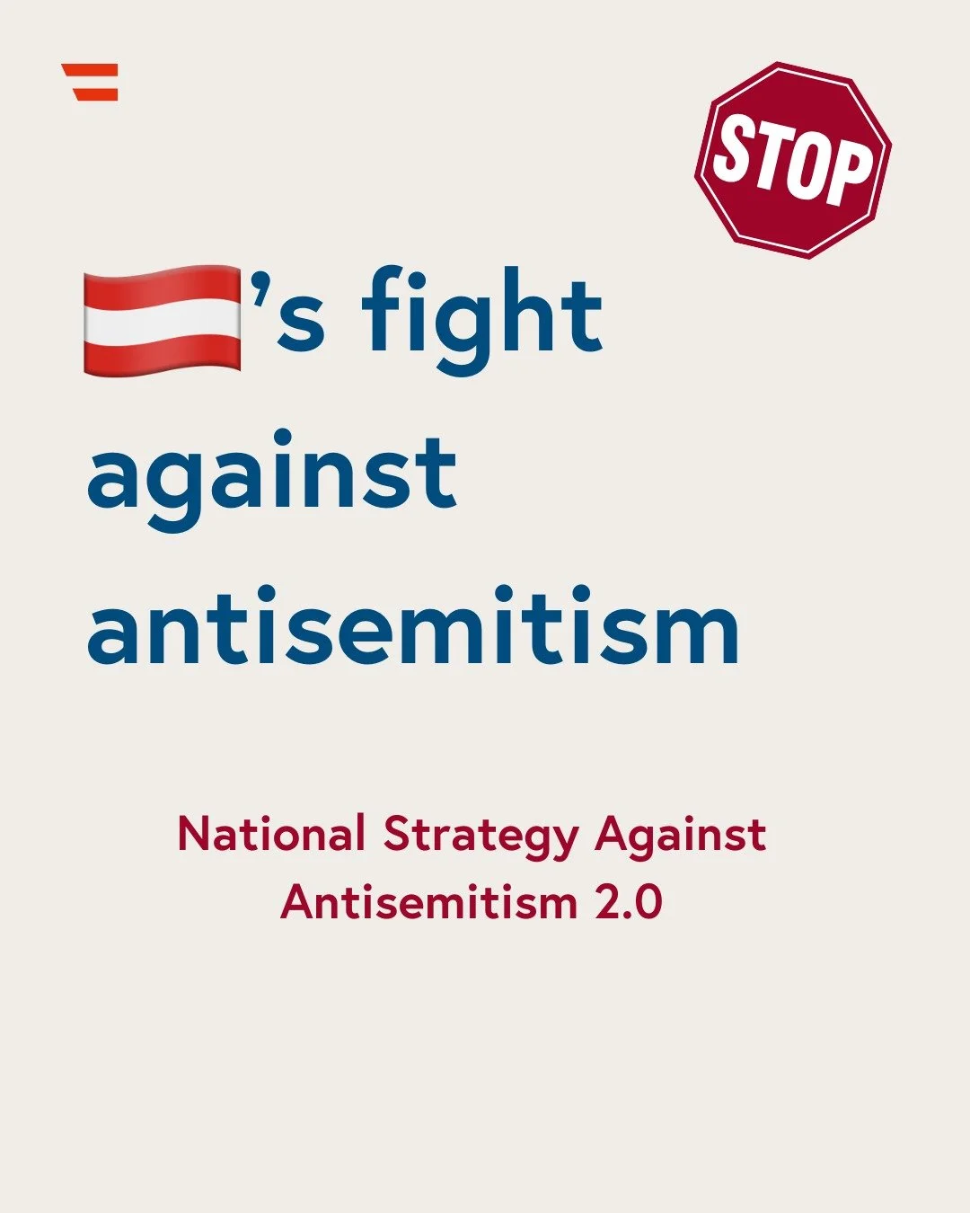 Antisemitism is a global problem - looking away is not a solution. This month, Austria presented the National Strategy against Antisemitism 2.0. We are committed to cooperating with our international partners - especially the EU, UN, OSCE and the Int