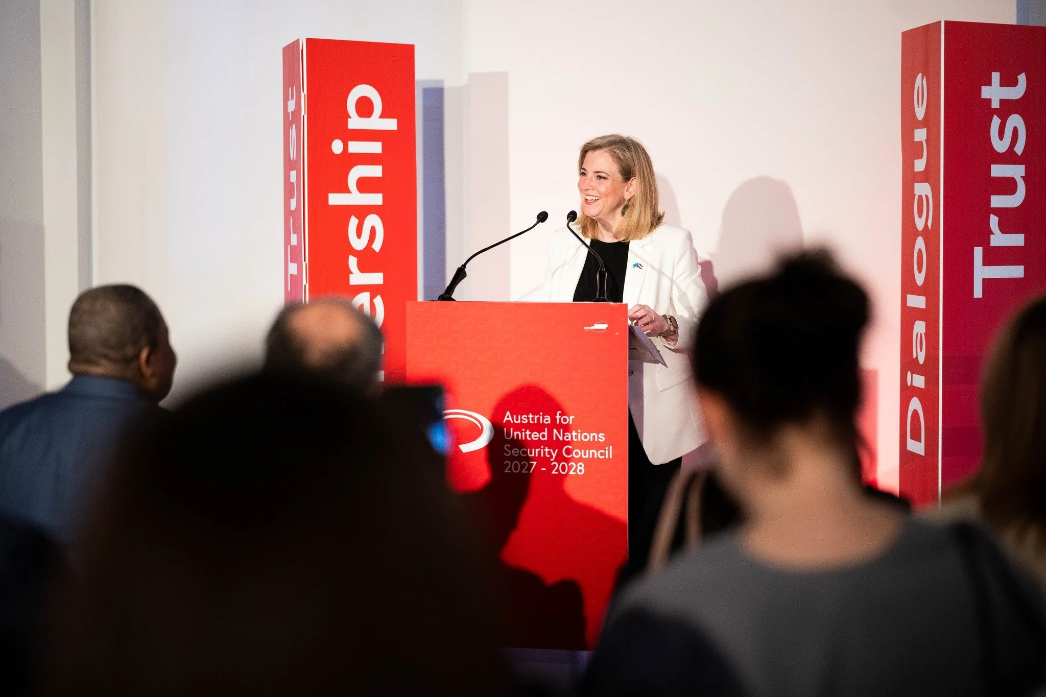 Aussenministerin Meinl-Reisinger New York: Für den Frieden brauchen wir mehr Zusammenarbeit, nicht weniger