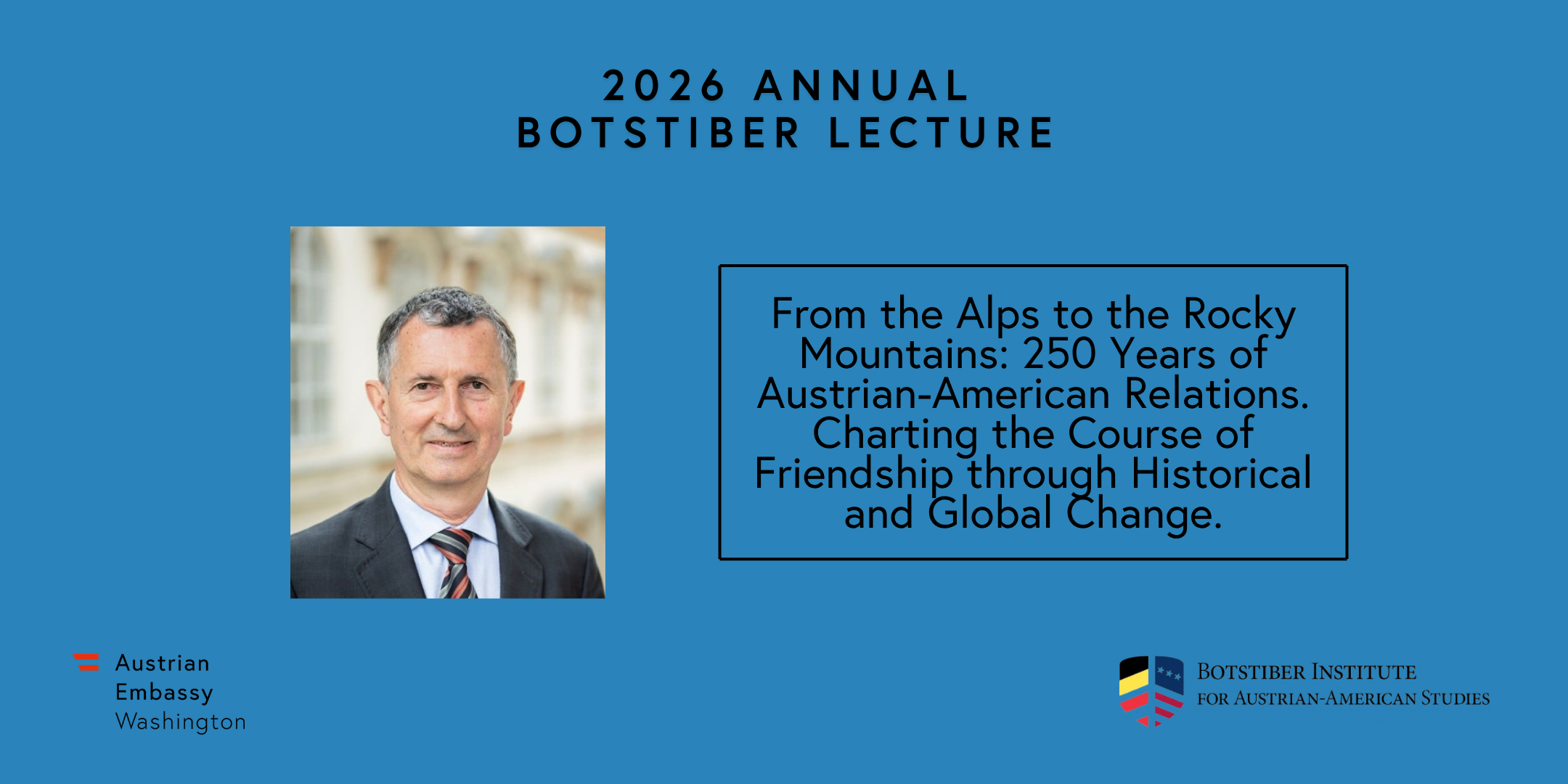 Washington, D.C.: Botstiber-Vorlesung 2026