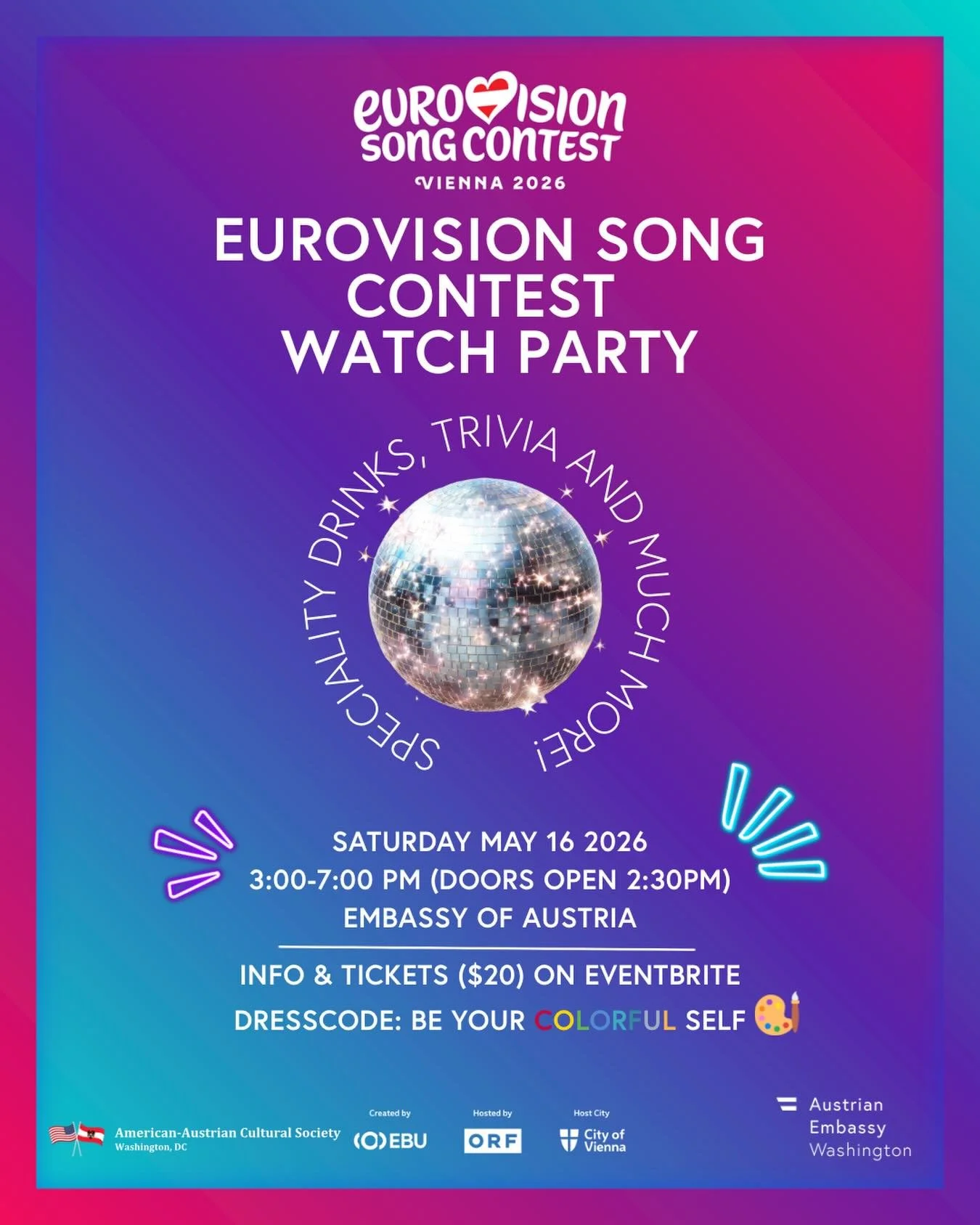 May is just around the corner, and that means it&rsquo;s Eurovision time! Austria is proud to host the Eurovision Song Contest for the third time after JJ&rsquo;s magnificent victory with the pop-opera ballad &ldquo;Wasted Love&rdquo;. This year&rsqu