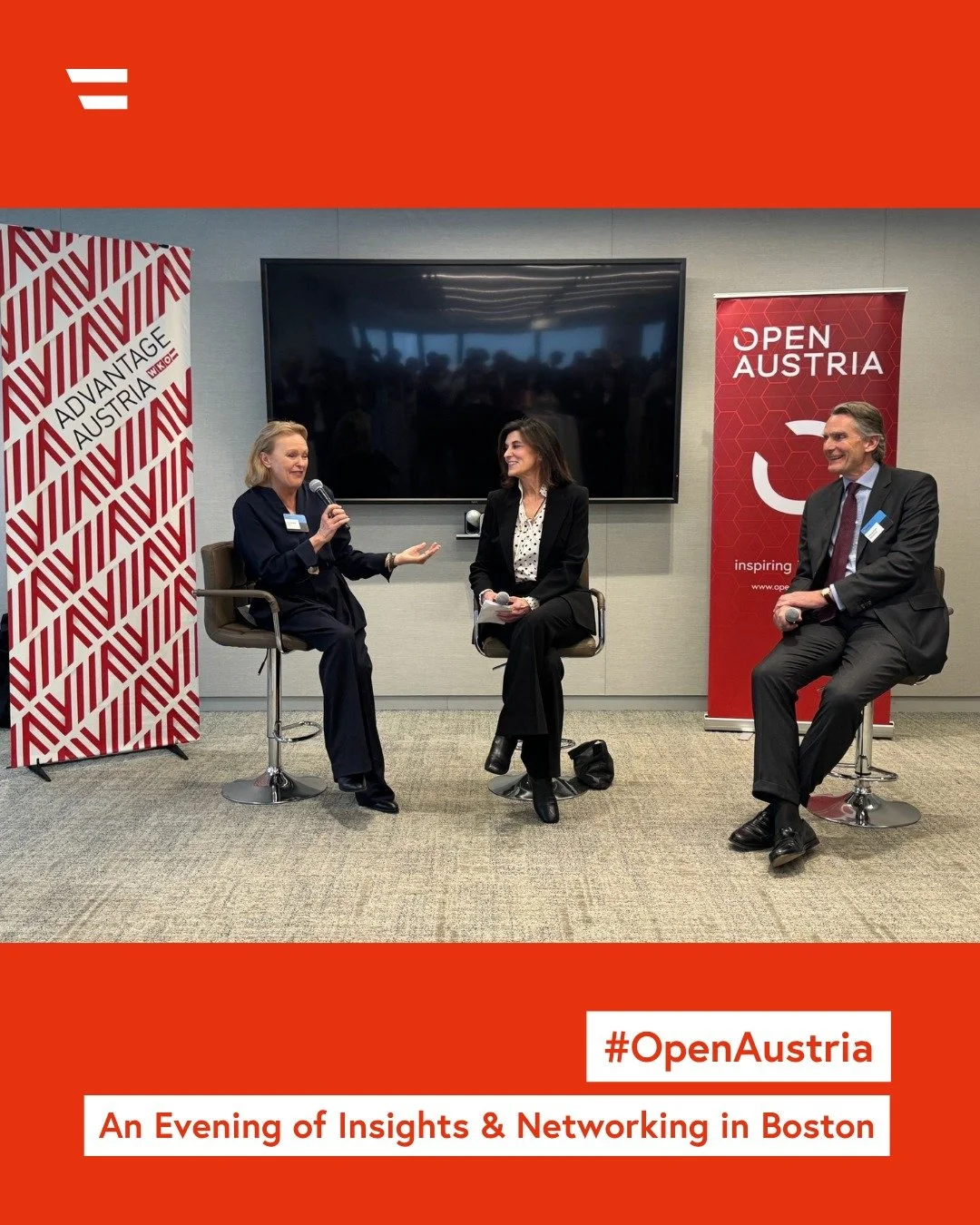 🇺🇸🤝🇦🇹 Connecting the Dots: An Evening of Insights &amp; Networking in Boston @advantageaustria.usa 

Together with our partners, @openaustria East Coast hosted a networking reception for an Austrian business delegation visiting Boston last week.