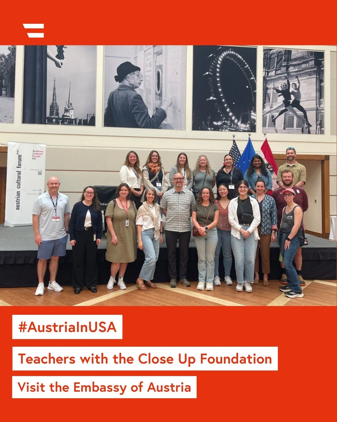 It was a pleasure to collaborate with the Close Up Foundation and welcome educators from across the United States to the Embassy of Austria. Thank you for your visit! 🇦🇹🇺🇸

Educational and cultural exchange plays an important role in strengthenin