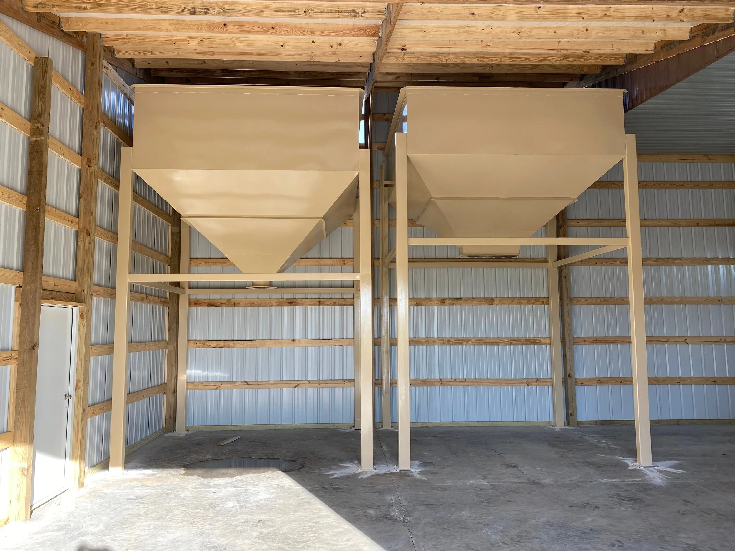 OVERHEAD GRAIN AND FEED BINS — Tucker and Sons LLC