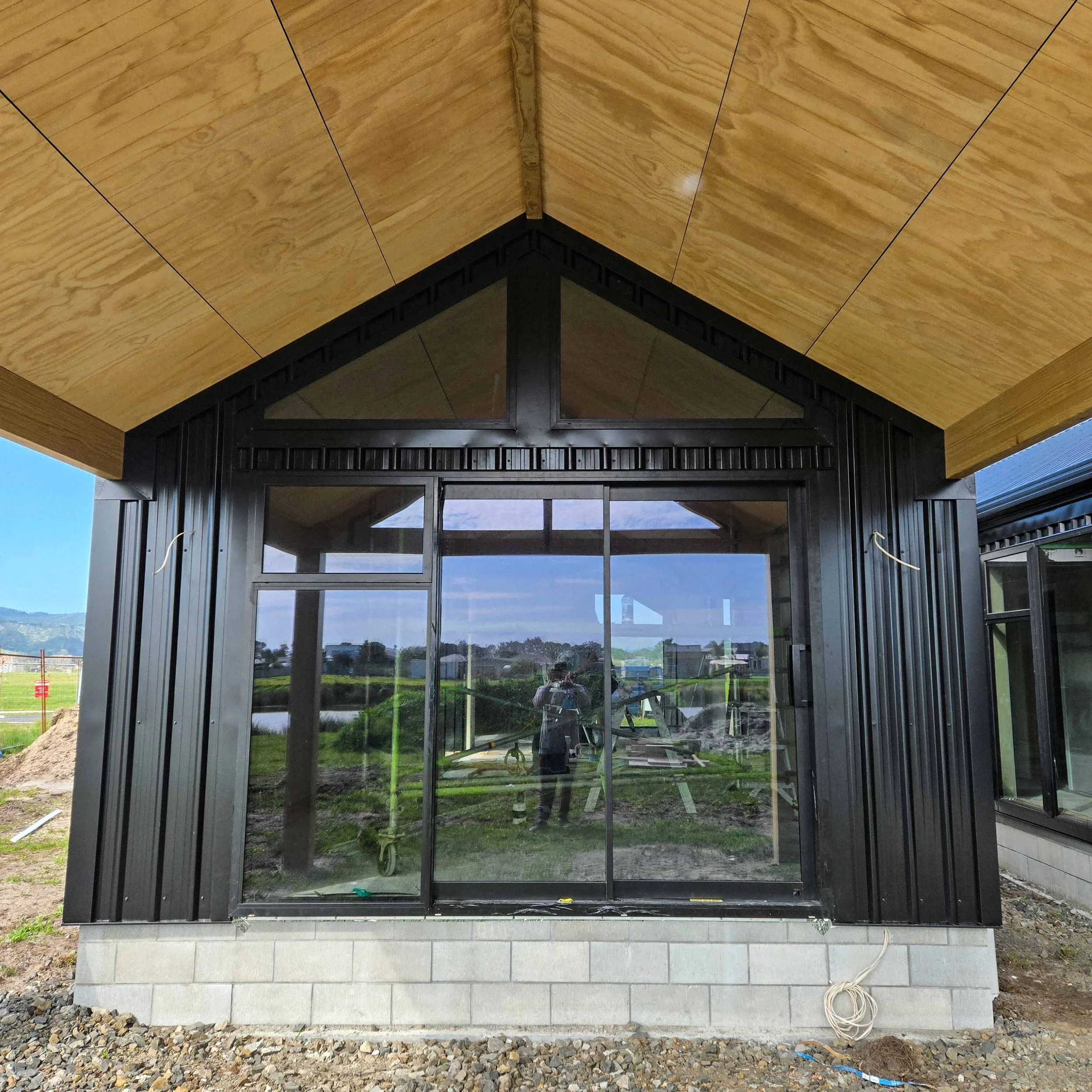 Waikato metal wall cladding steel and tube trimform long run roofing