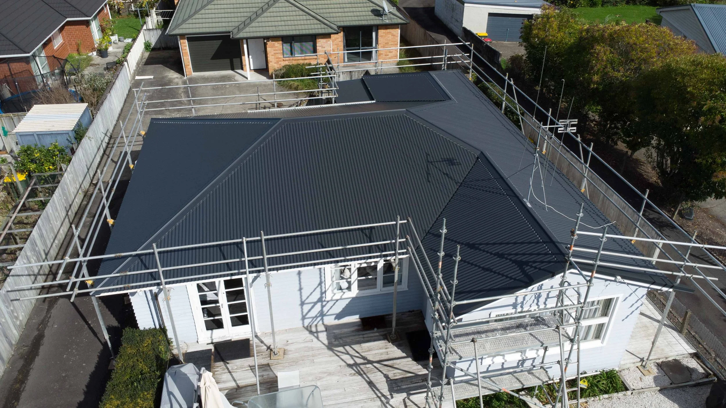 Long run roofing hamilton waikato re roof